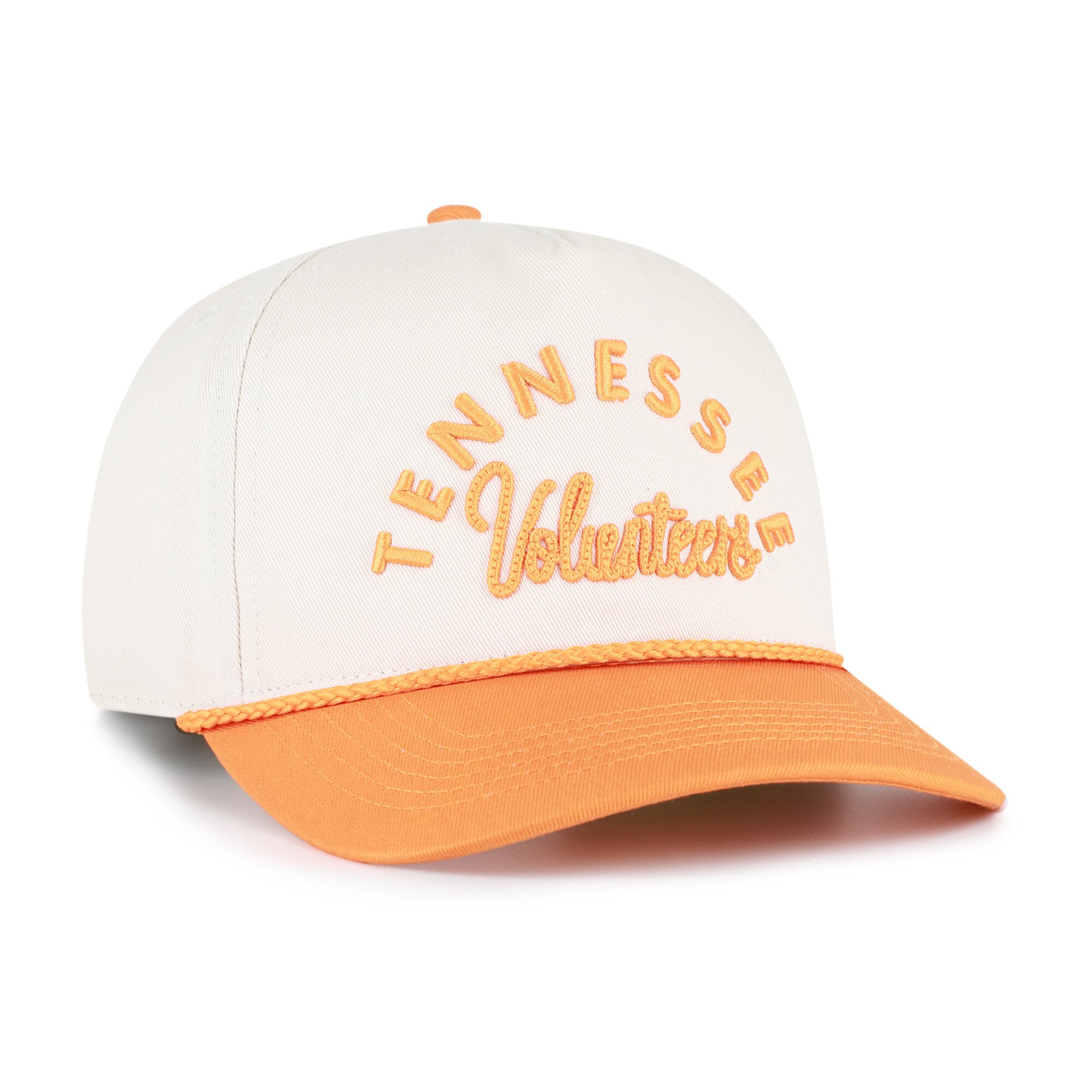 Women's '47 Cream/Tennessee Orange Tennessee Volunteers Rope Script Hitch Adjustable Hat