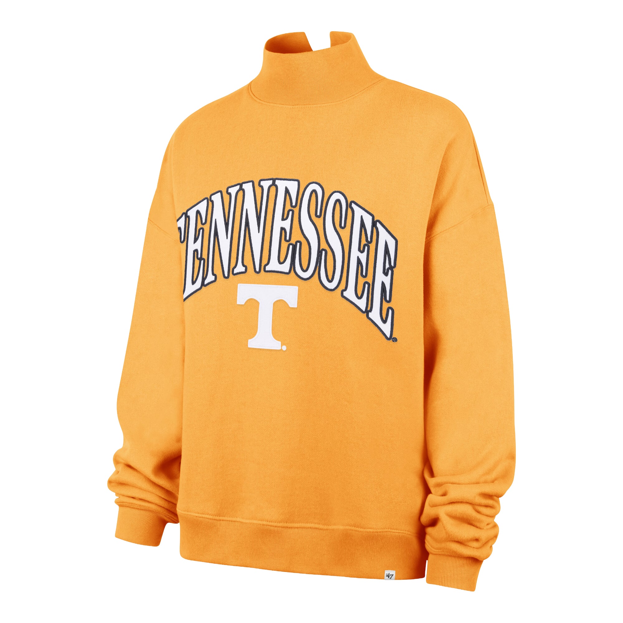 Women's '47 Tennessee Orange Volunteers Mock Neck Sweatshirt