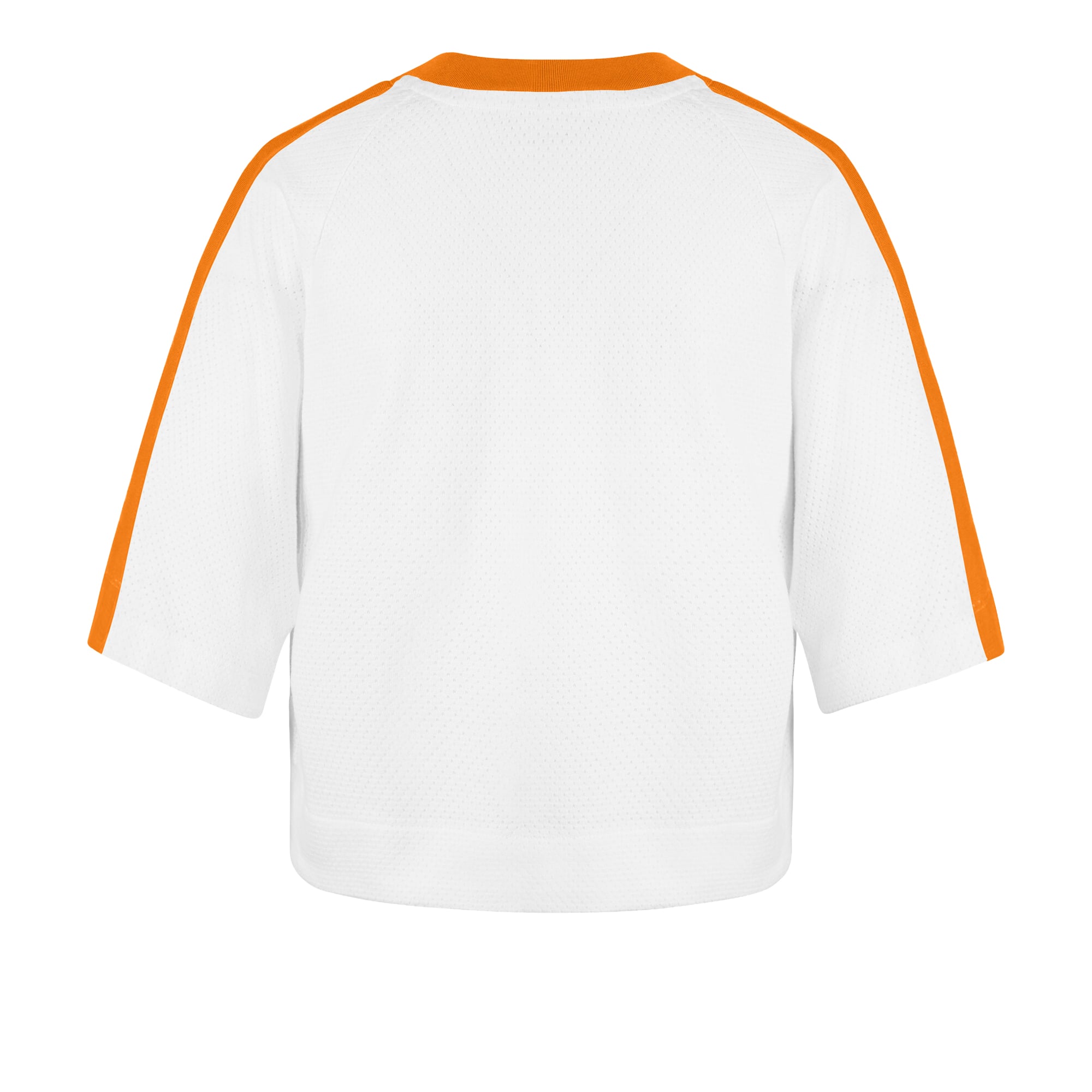 Women's '47 White Tennessee Volunteers Big Overarch Drop Needle Raglan V-Neck T-Shirt