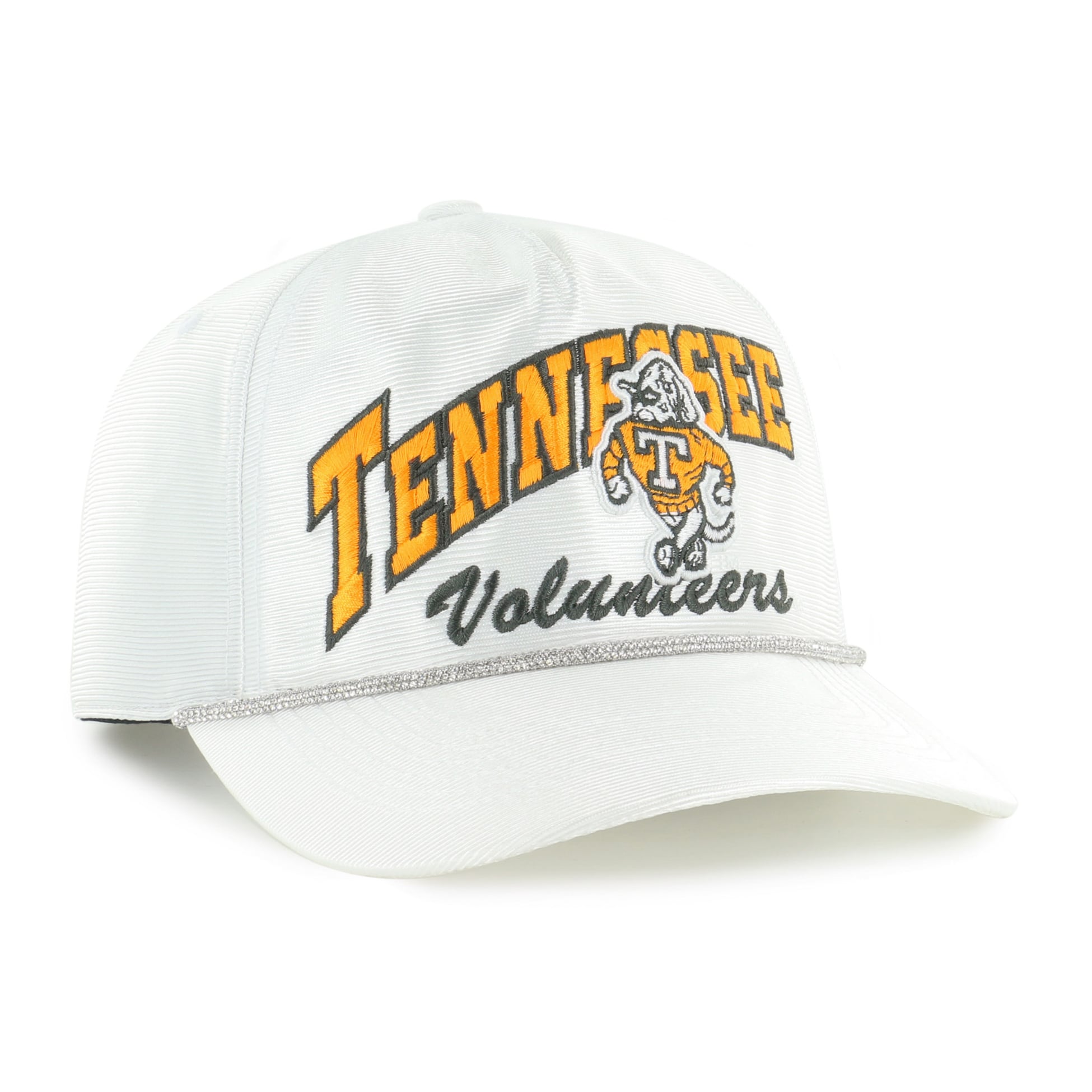 Women's '47 White Tennessee Volunteers Glitter Hitch Adjustable Hat