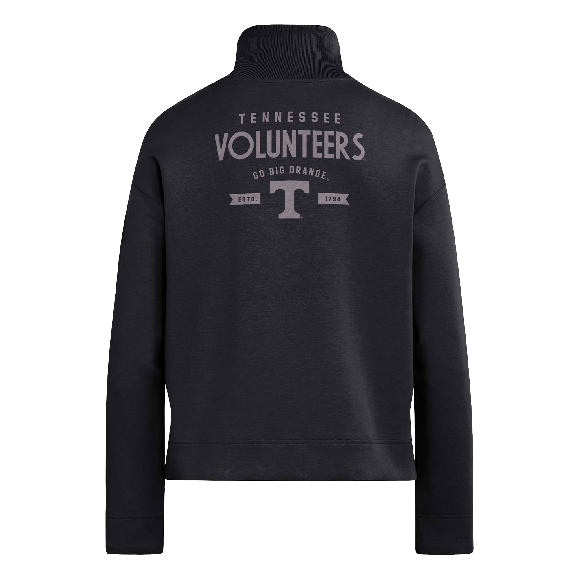 Women's adidas Black Tennessee Volunteers Soft Lux Quarter-Zip Top