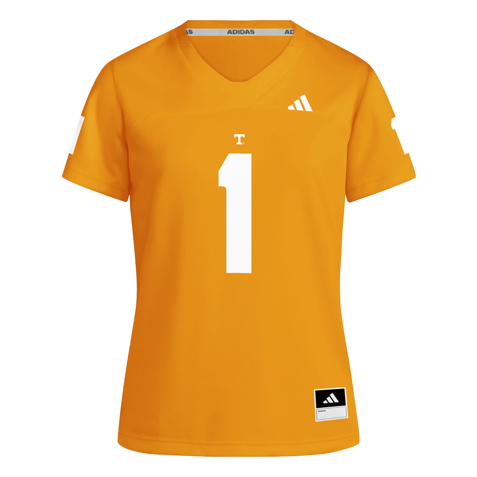Maillot de football réplique adidas n°1 Tennessee Orange Volunteers pour femmes