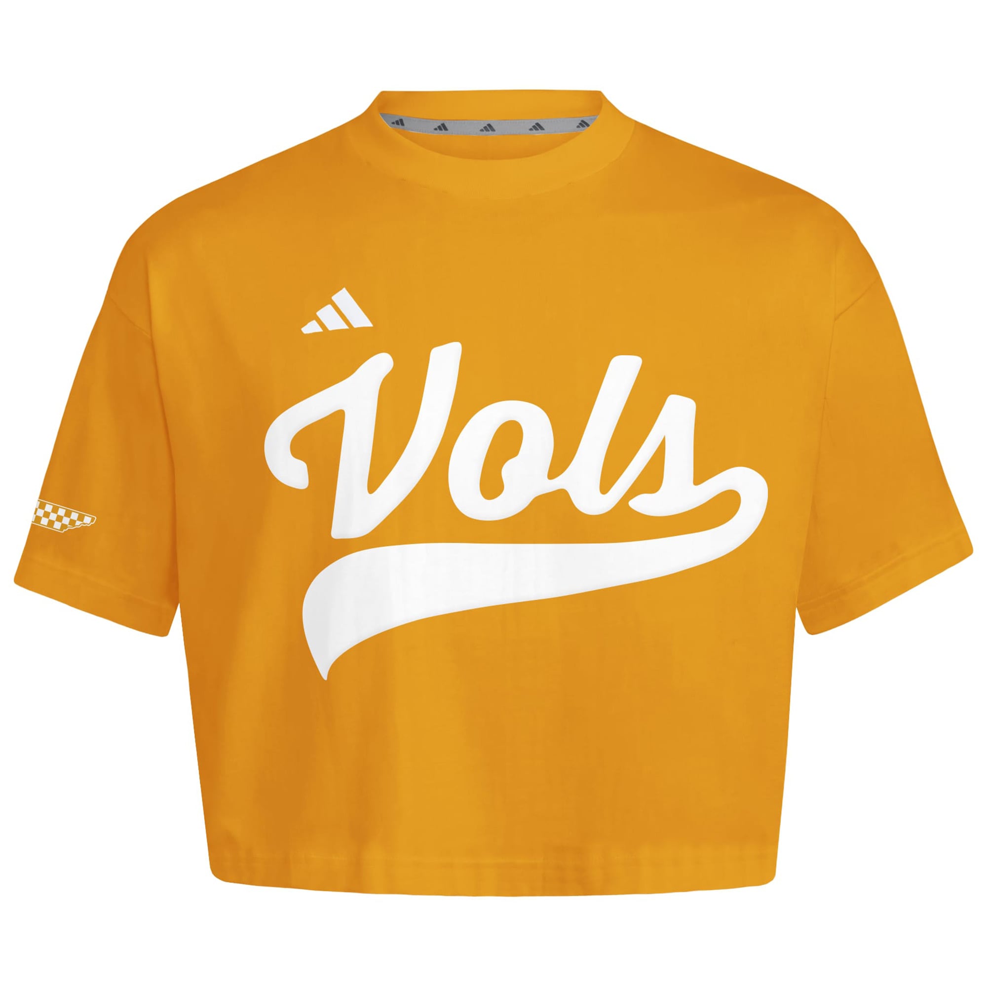 Women's adidas Tennessee Orange Volunteers Cropped Baseball Fashion Jersey