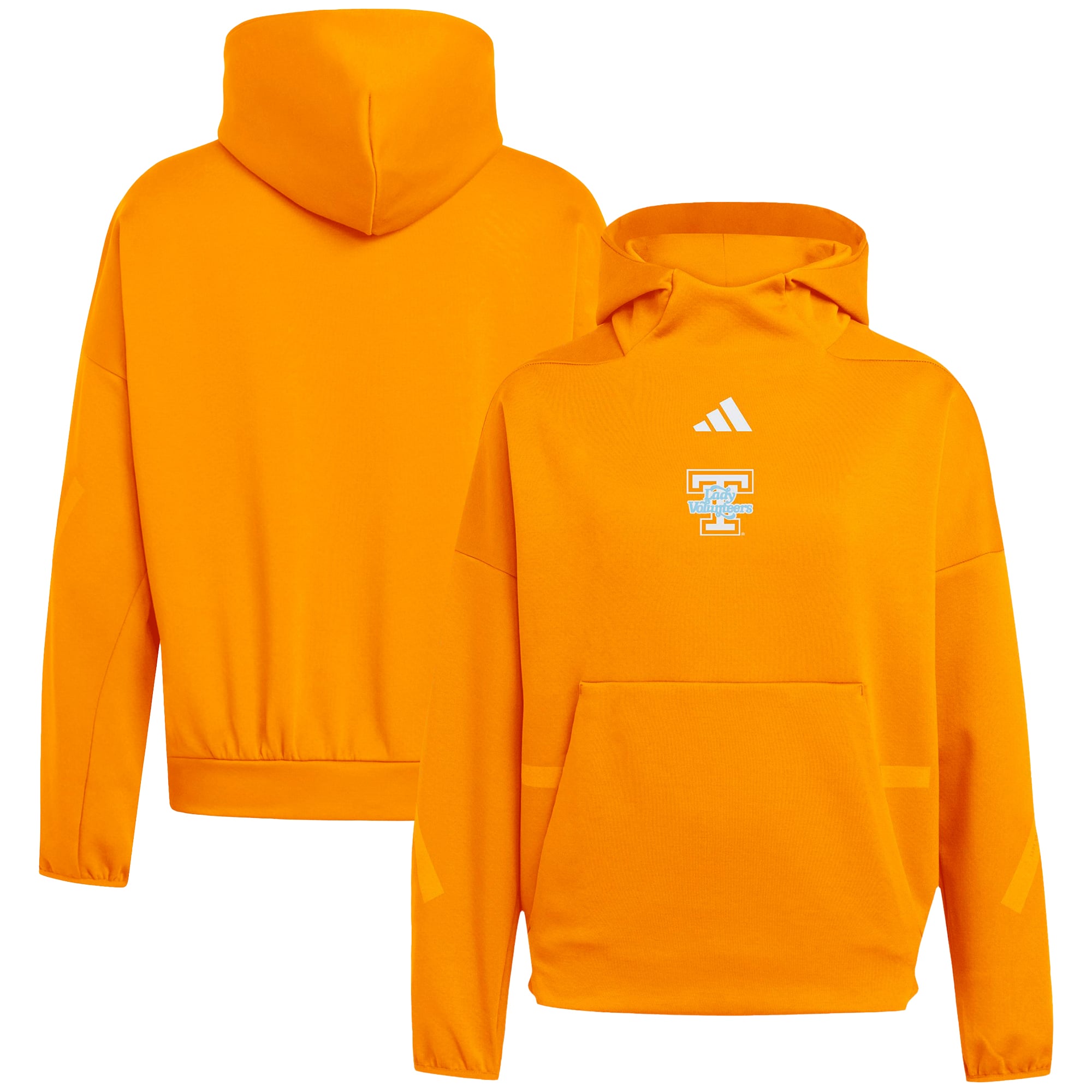 Sweat à capuche adidas Tennessee Volunteers Z.N.E. pour femmes, couleur orange Tennessee.