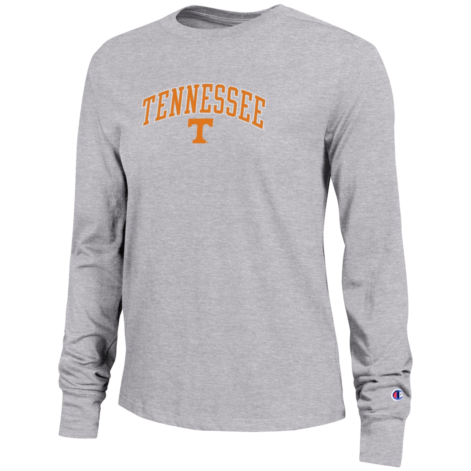 T-shirt à manches longues blanc avec logo Arch Over des Tennessee Volunteers pour femmes