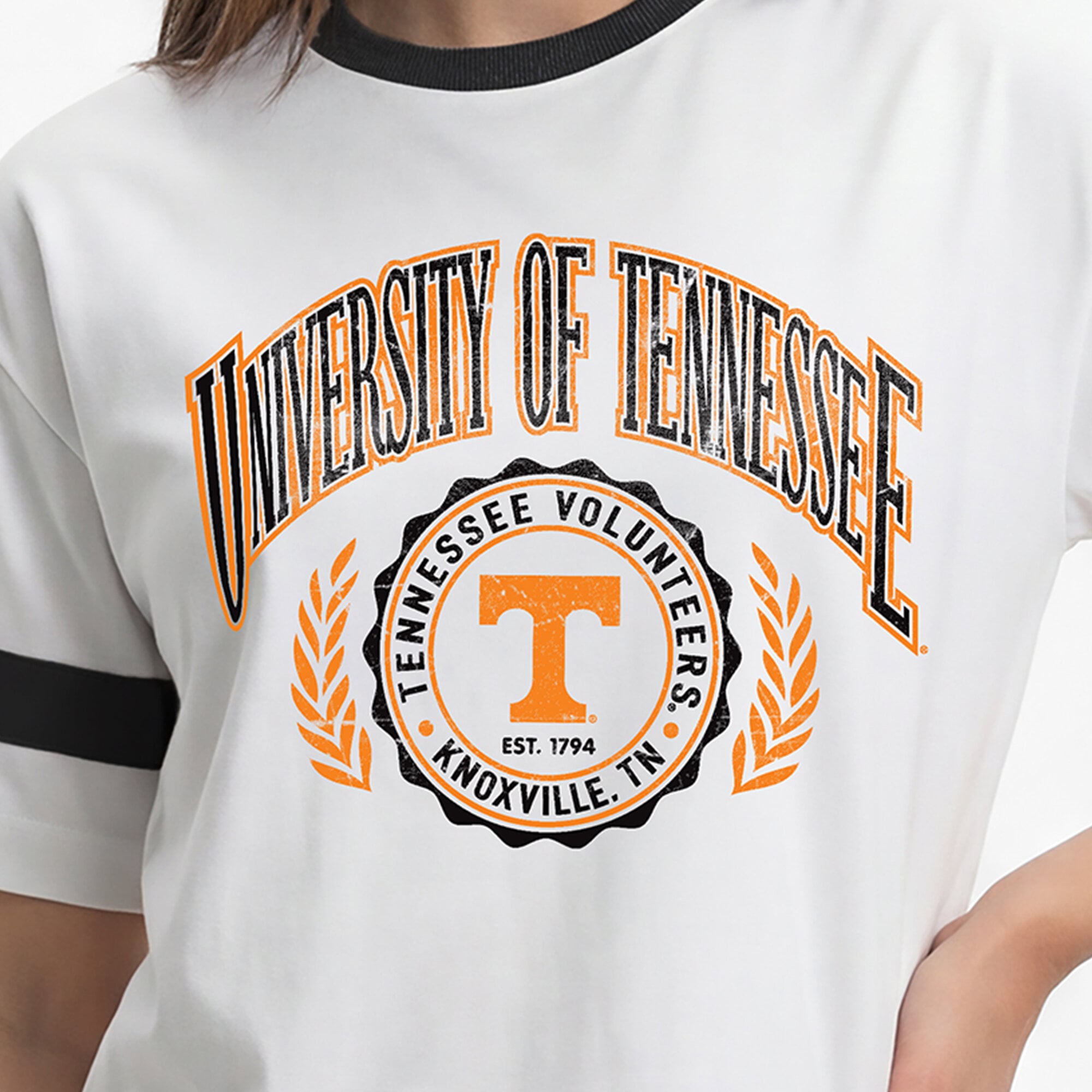 Women's Champion White Tennessee Volunteers Retro Oversized T-Shirt