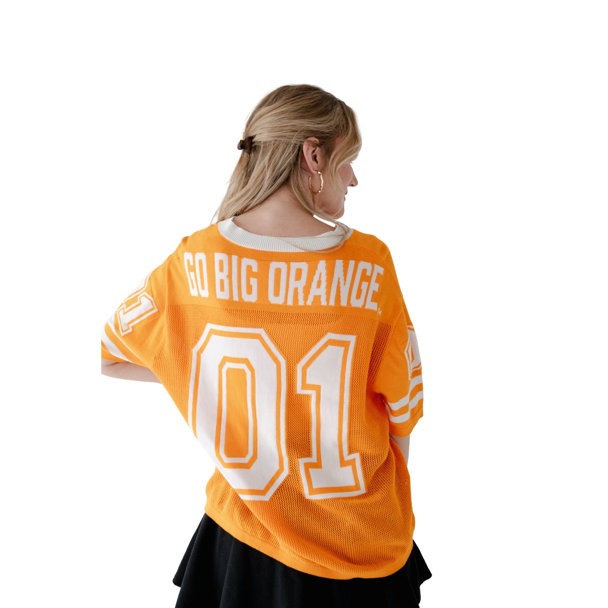 Maillot de football tricoté Tennessee Orange Volunteers pour femmes