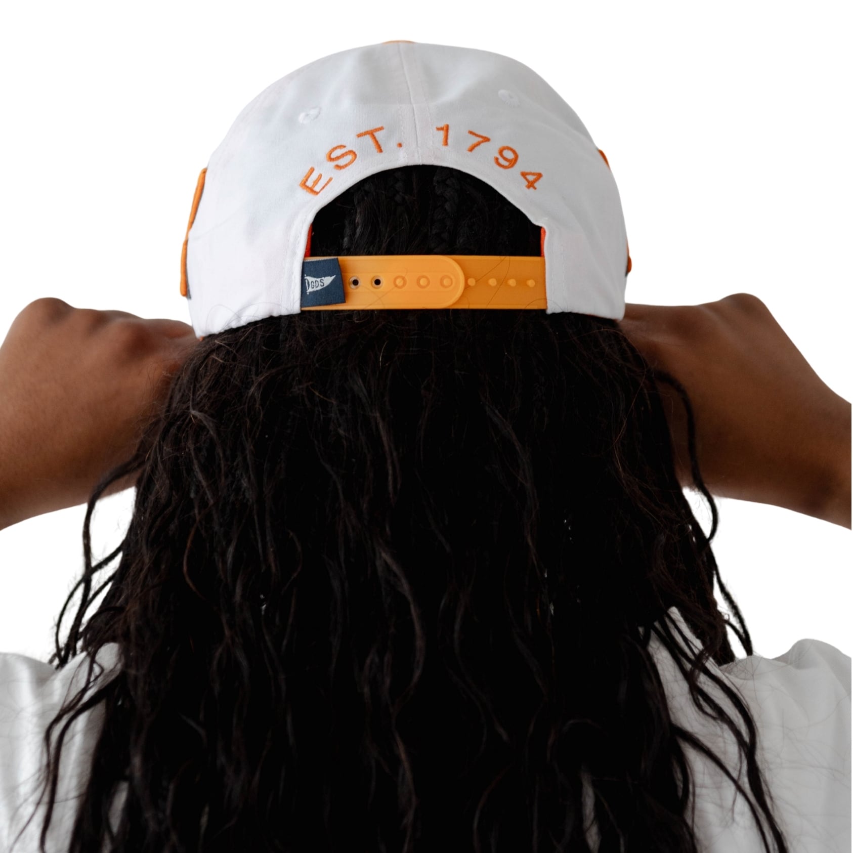 Women's Gameday Social White/Tennessee Orange Tennessee Volunteers Five-Panel Rope Away Adjustable Hat