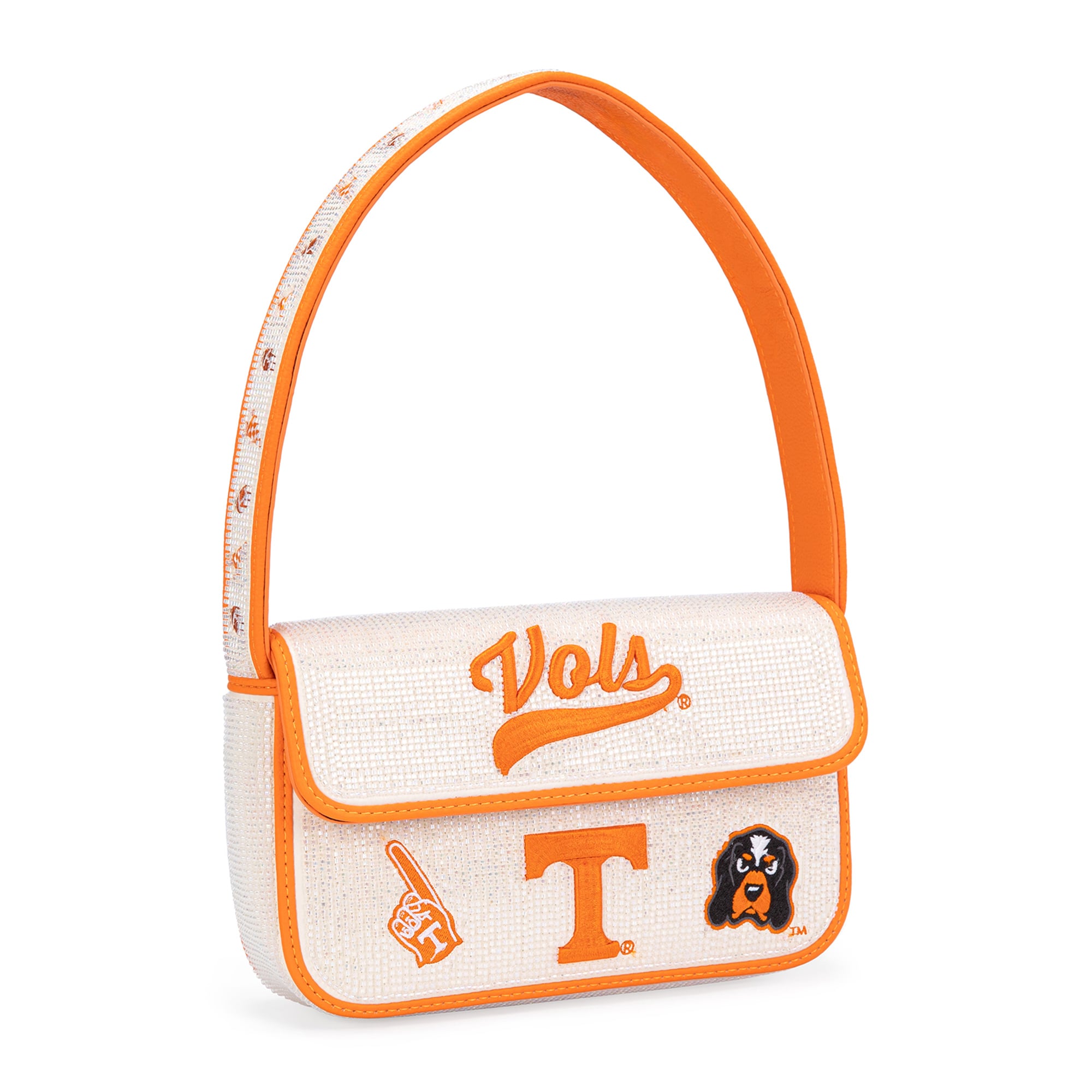 Sac à bandoulière perlé pour femmes Montana West Tennessee Volunteers