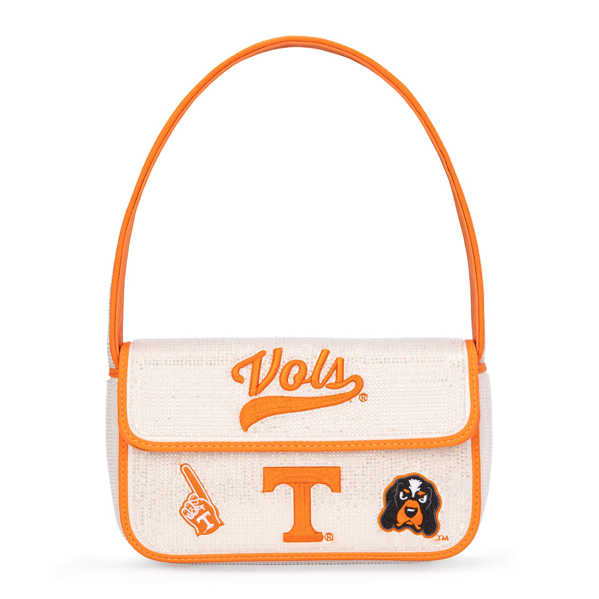 Sac à bandoulière perlé pour femmes Montana West Tennessee Volunteers
