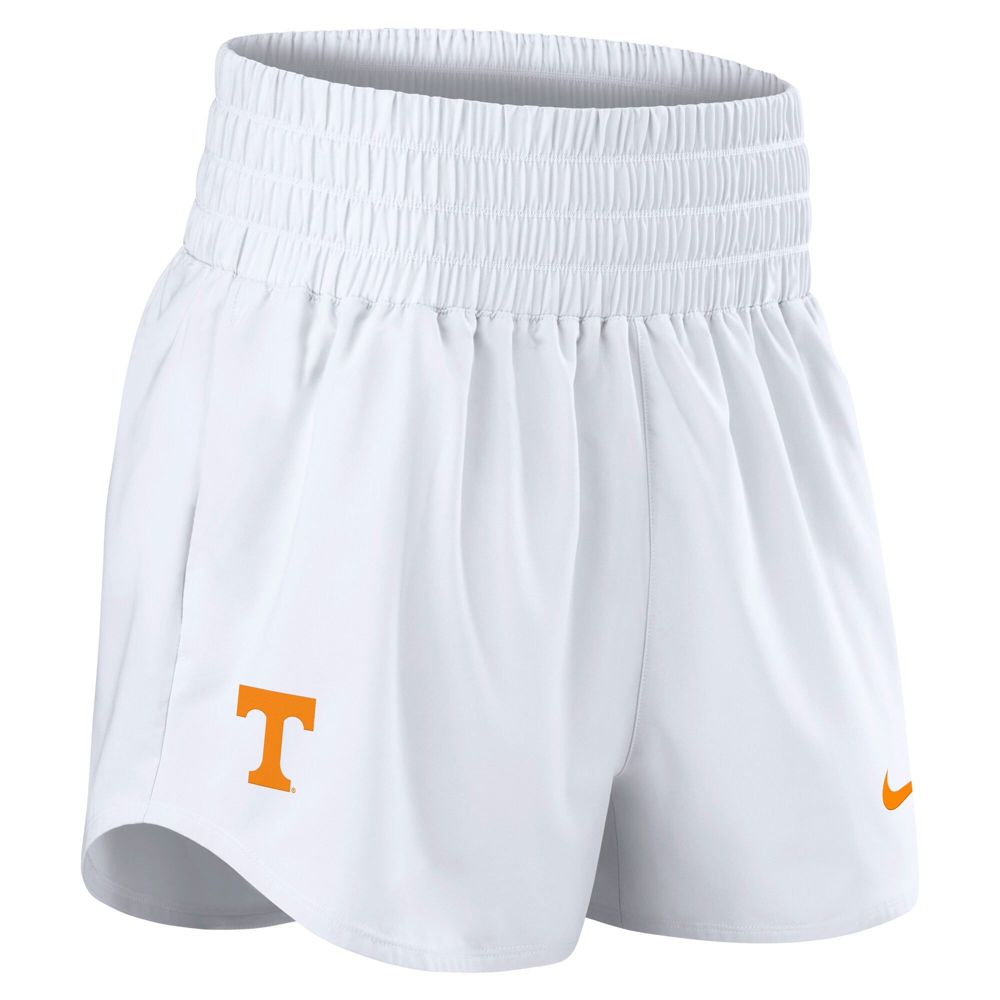 Women's Nike White Tennessee Volunteers Performance One Dri-FIT High-Rise Shorts