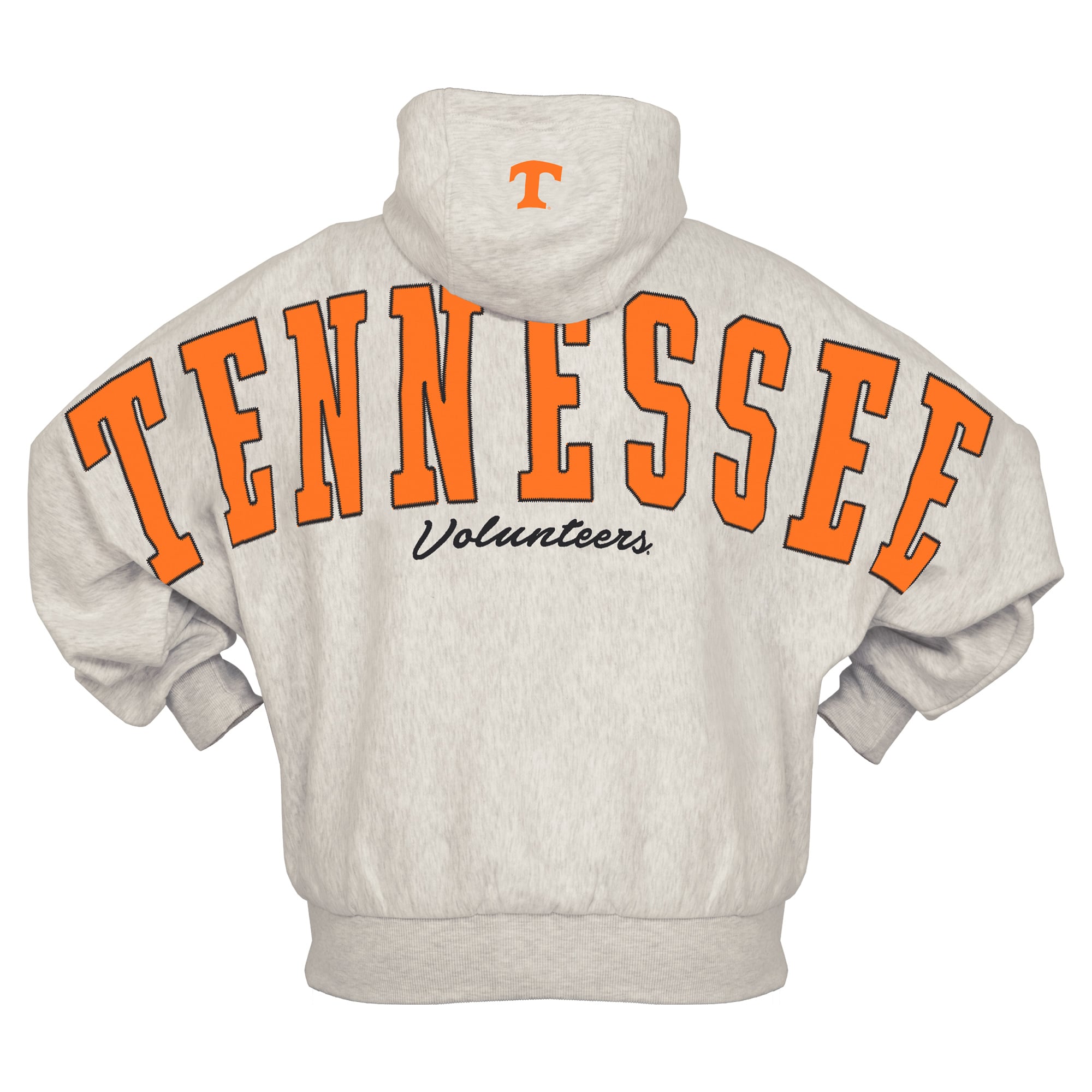 Women's Pressbox Gray Tennessee Volunteers Belvedere Oversized Hoodie