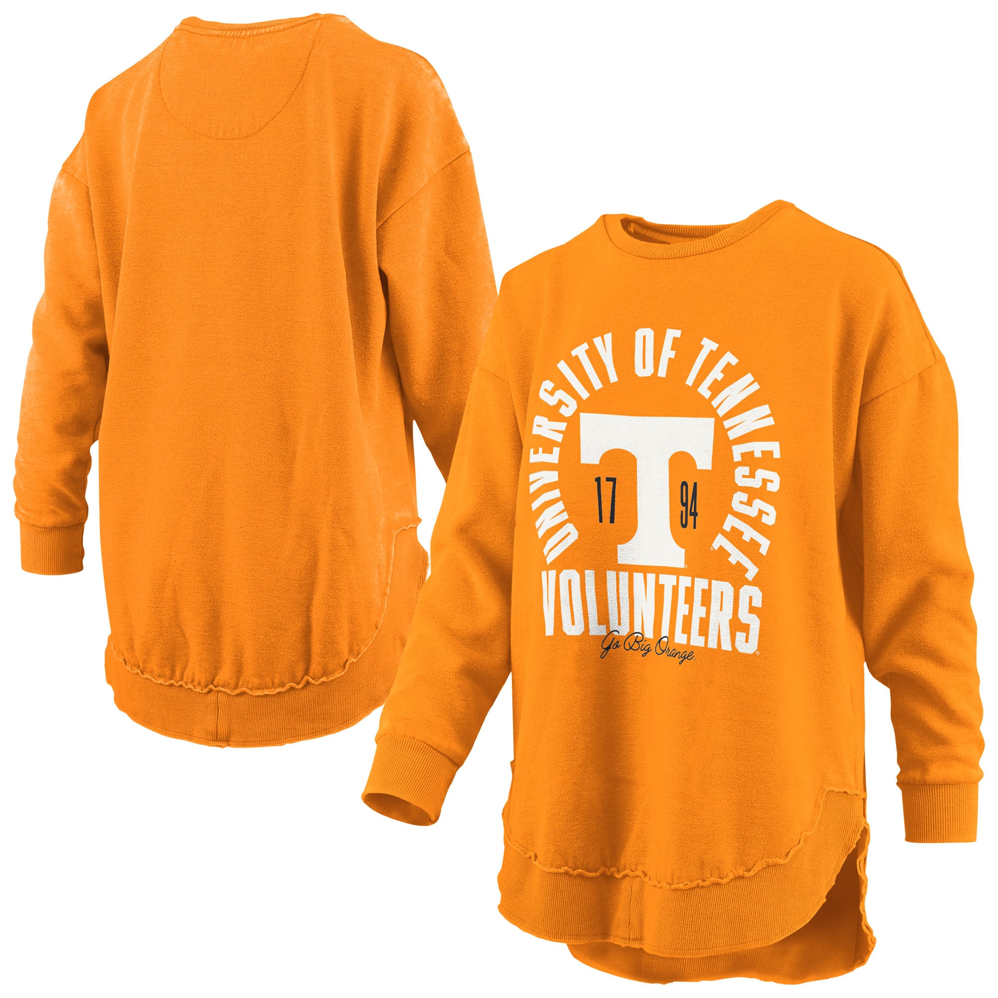 Sweat-shirt à col rond Pressbox Tennessee Orange Volunteers Blitz pour femmes