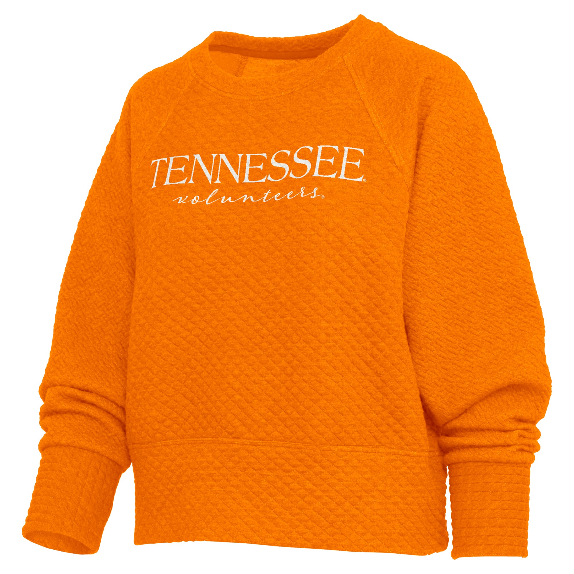 Sweat-shirt matelassé Women's Pressbox Tennessee Orange Volunteers Champagne Nova