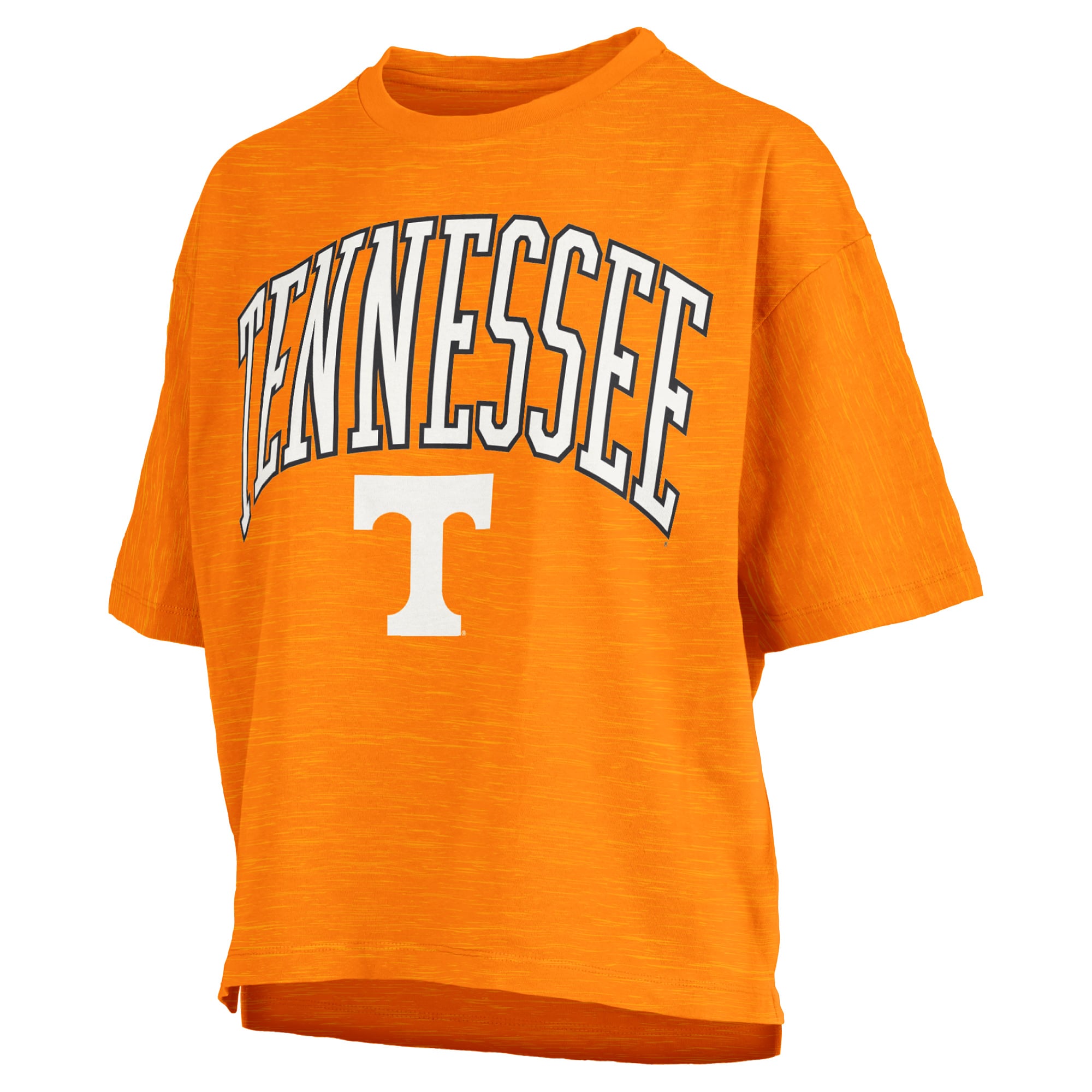 T-shirt oversize Pressbox Tennessee Orange Volunteers Nelson Arch Over Logo Slub pour femmes