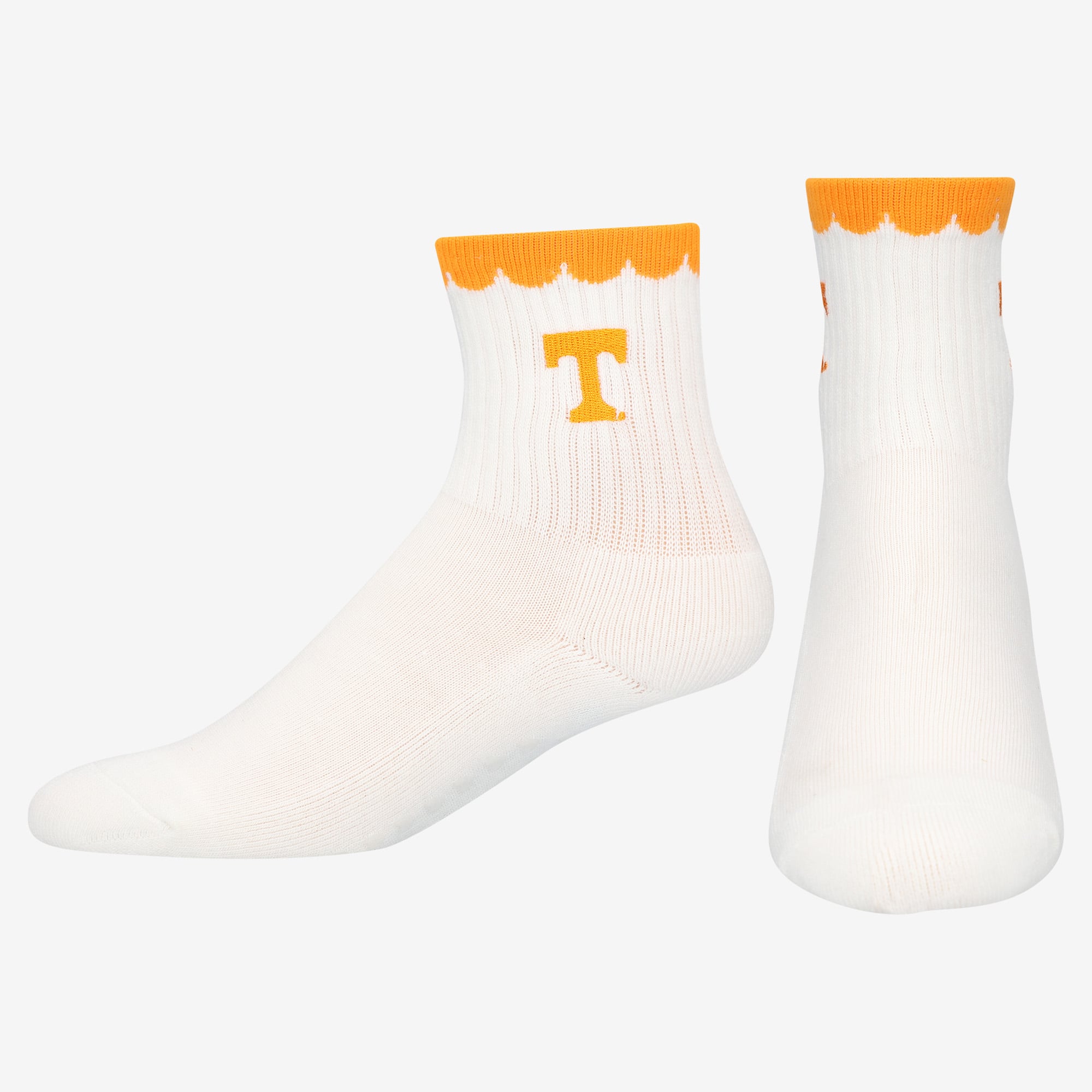Women's PRO Compression  Tennessee Volunteers White Heartshape Grippers Yoga-Pilates Quarter Socks