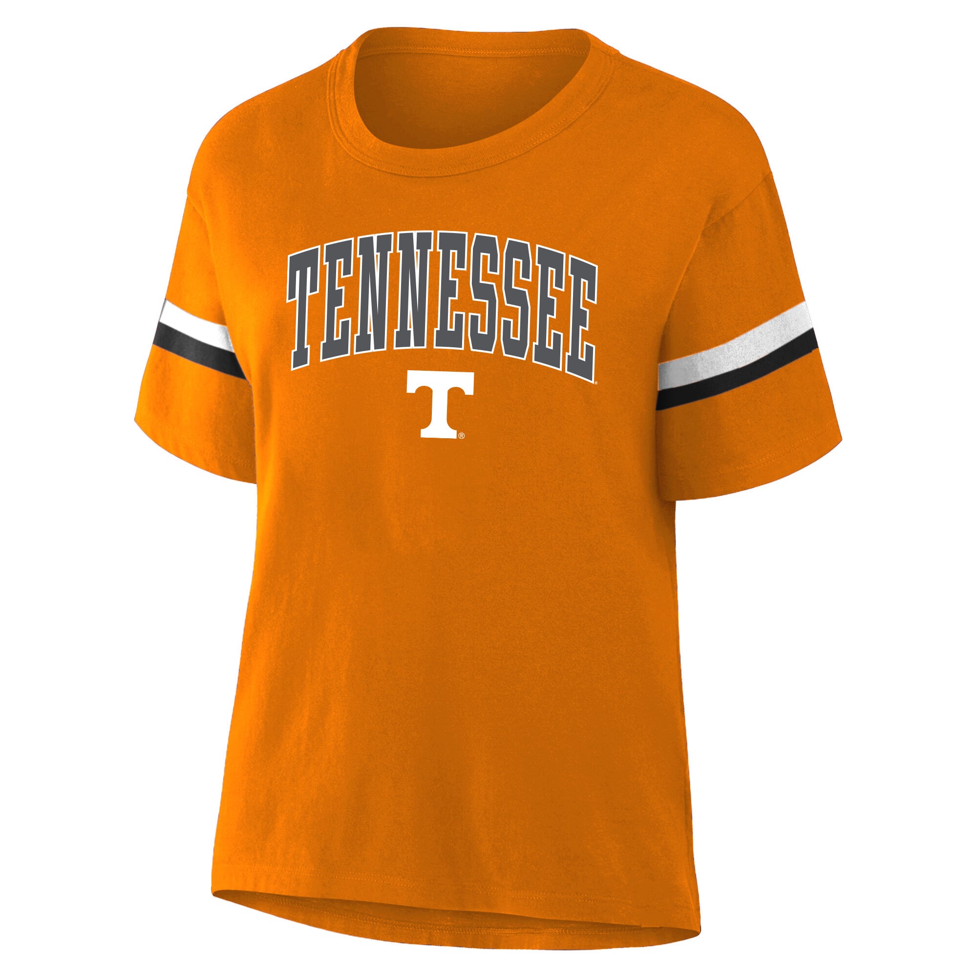 Women's Profile Tennessee Orange Volunteers Stripe Plus T-Shirt