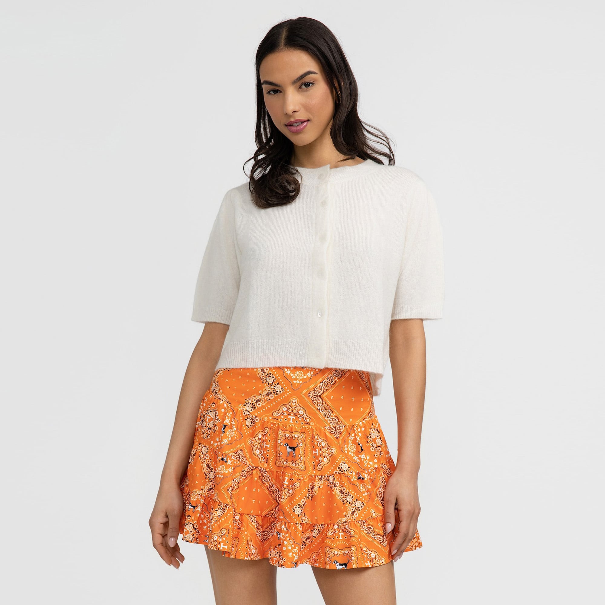 Women's Smith & Quinn Tennessee Orange Volunteers Avery Bandana Print Skort