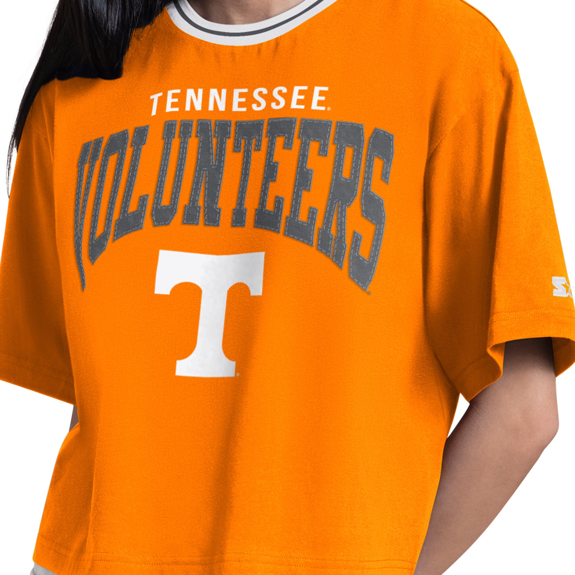T-shirt court Starter Tennessee Orange pour femmes, Volunteers Ace
