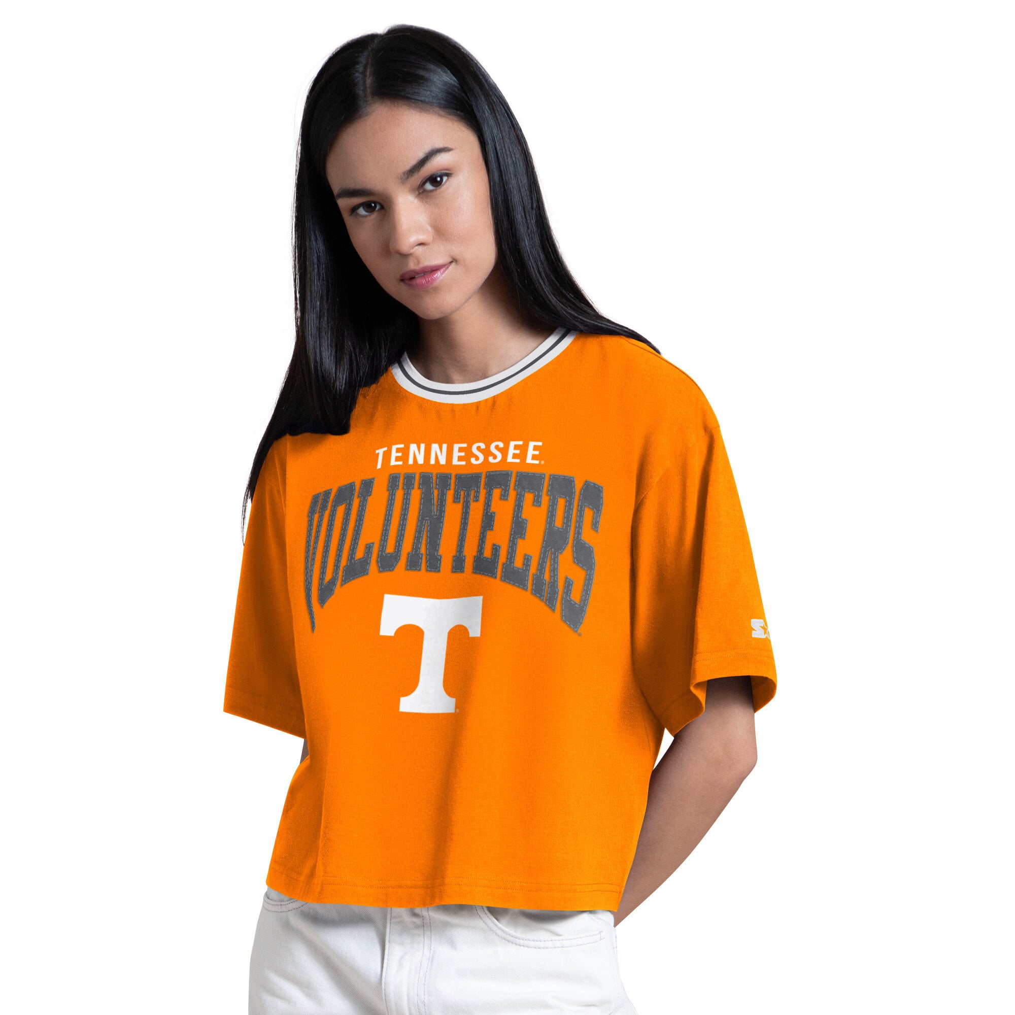 T-shirt court Starter Tennessee Orange pour femmes, Volunteers Ace