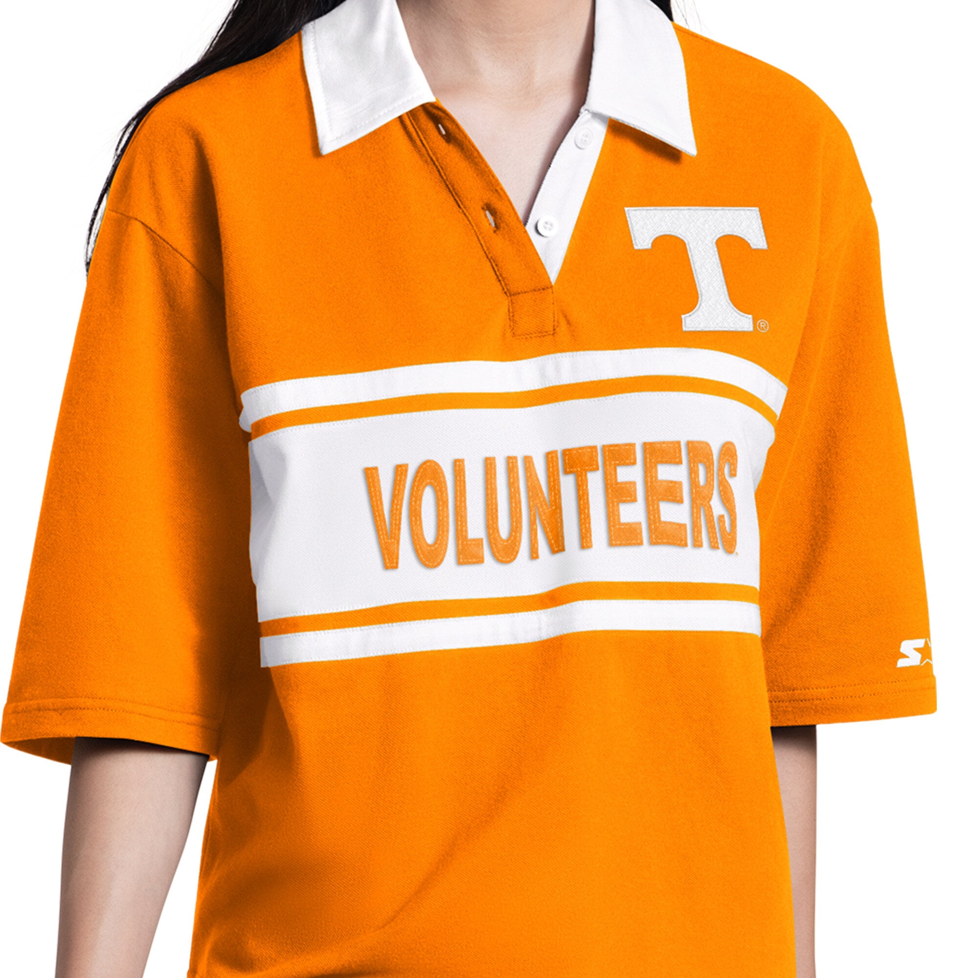Polo de champ extérieur des Tennessee Volunteers, couleur orange, pour femmes