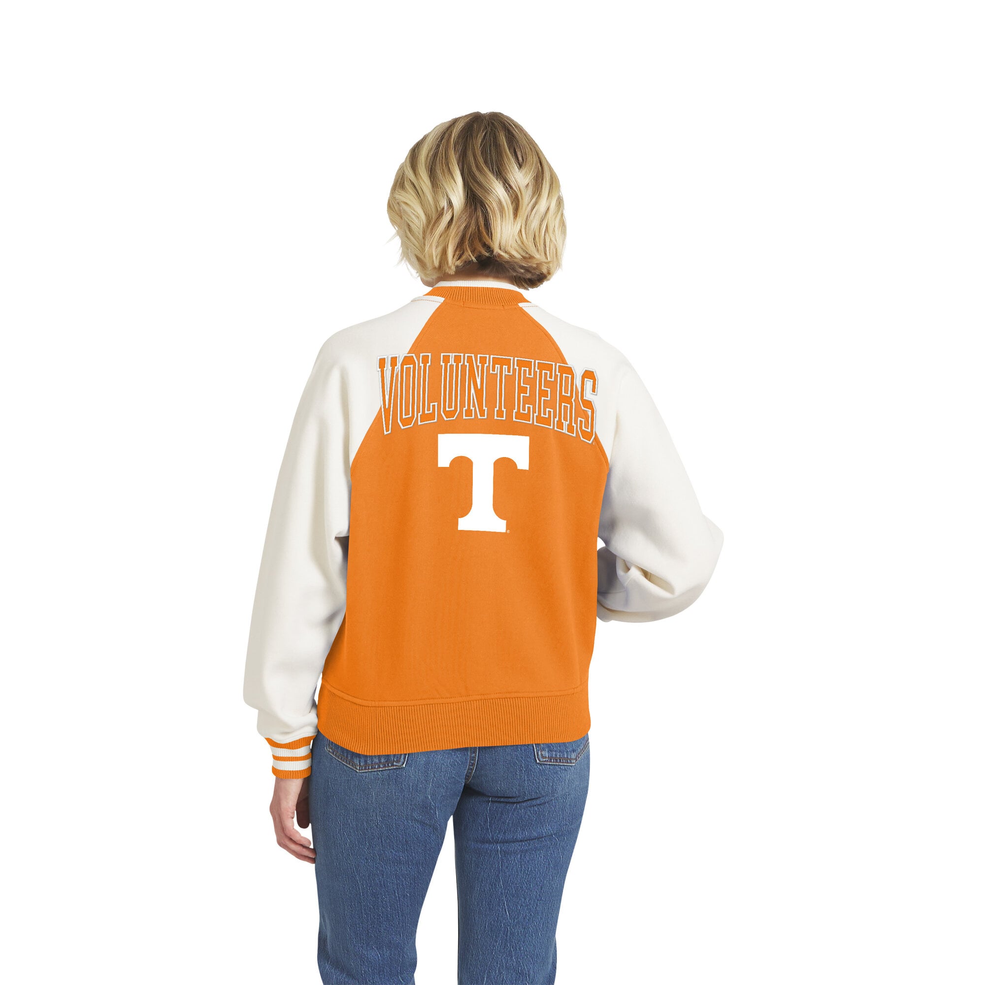 Veste raglan zippée intégrale WEAR by Erin Andrews Tennessee Orange Volunteers pour femmes