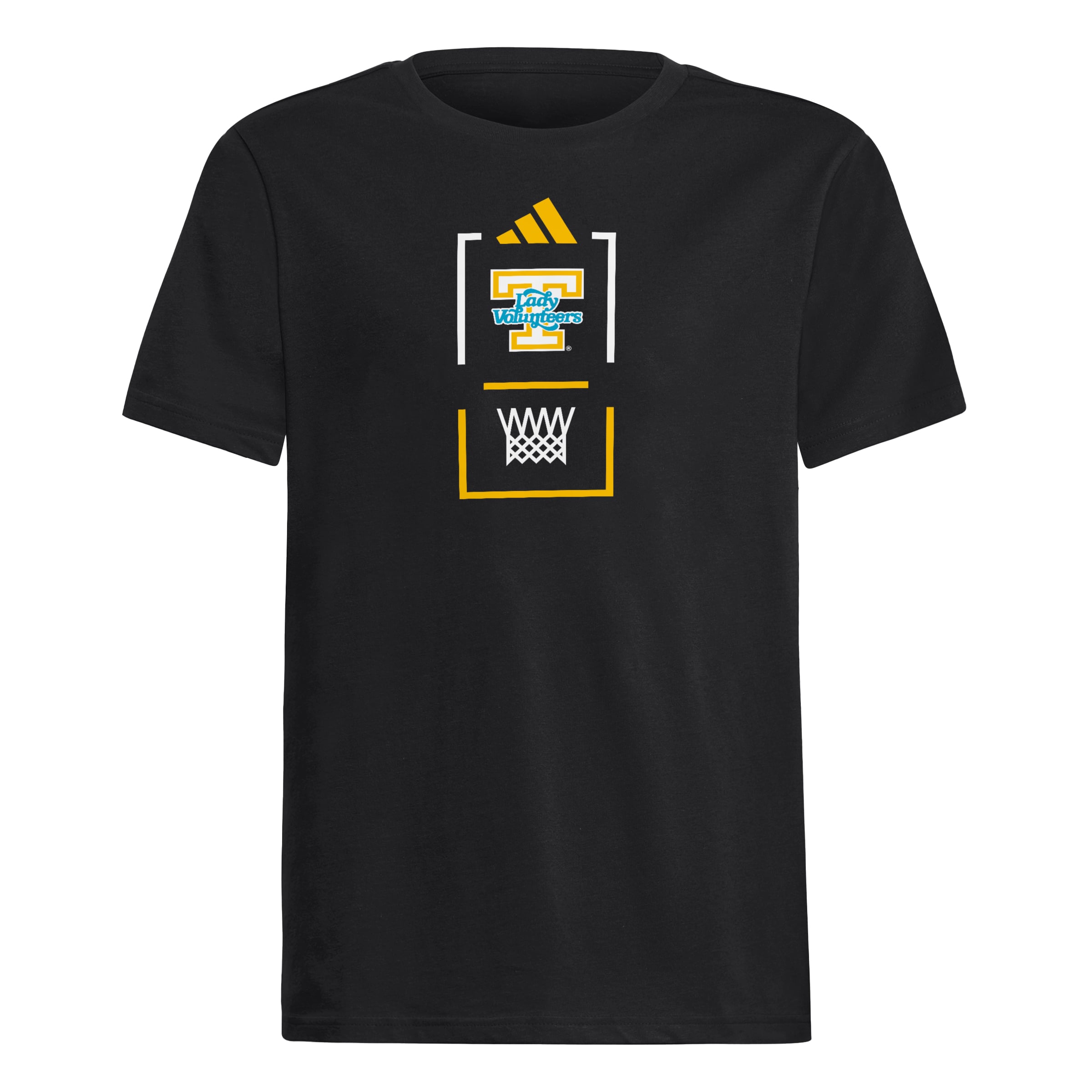 T-shirt adidas noir pour jeunes Tennessee Volunteers