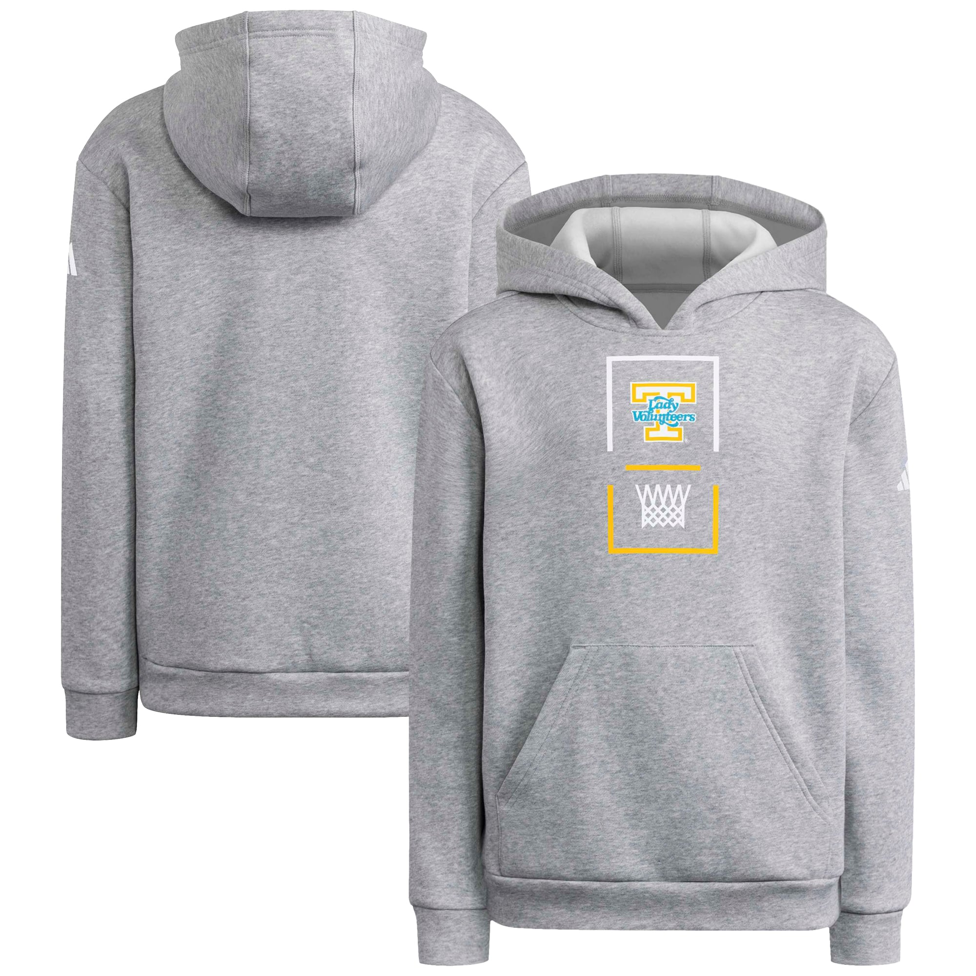 Sweat à capuche gris adidas Tennessee Volunteers pour jeunes