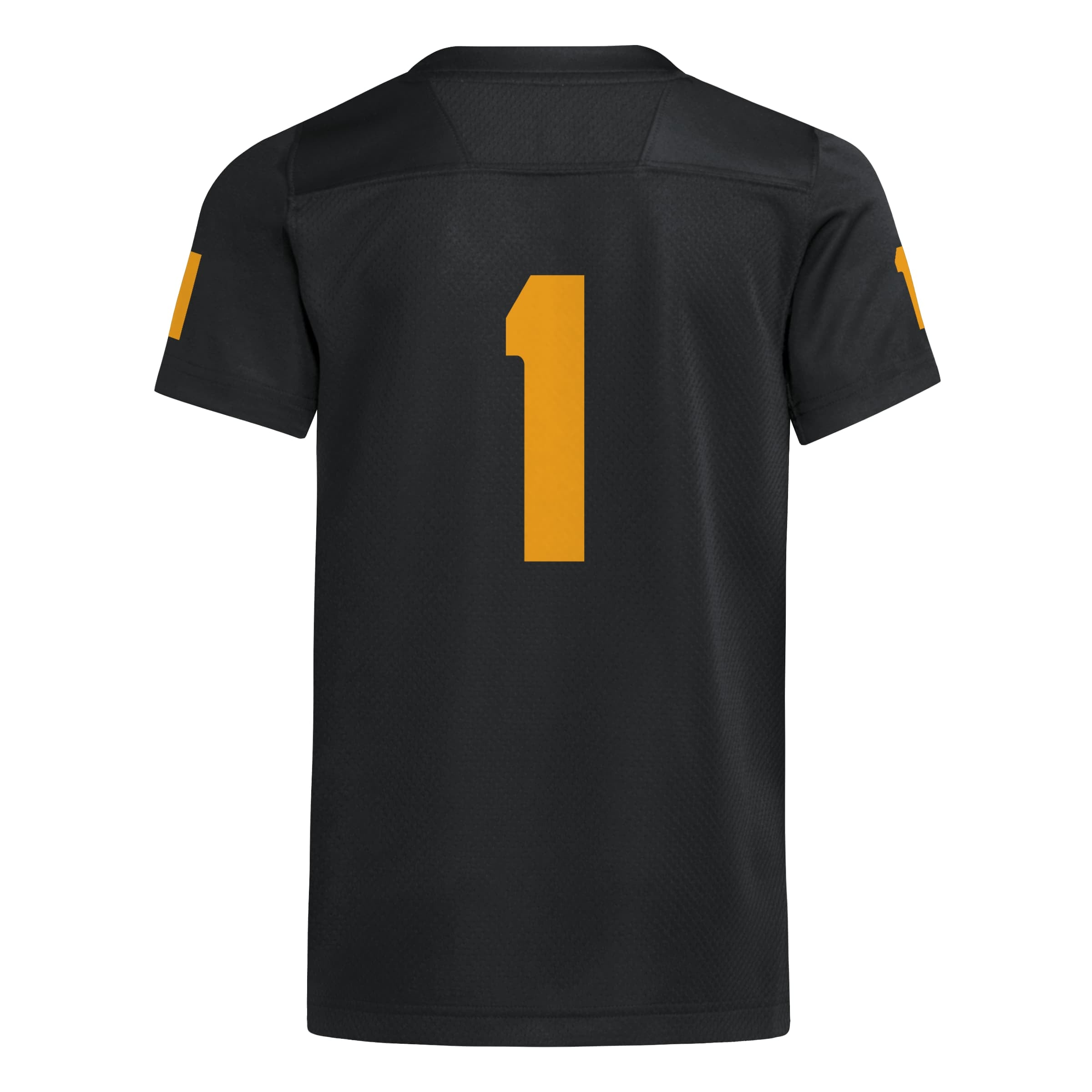 Maillot de football réplique adidas n° 1 noir Tennessee Volunteers pour jeunes