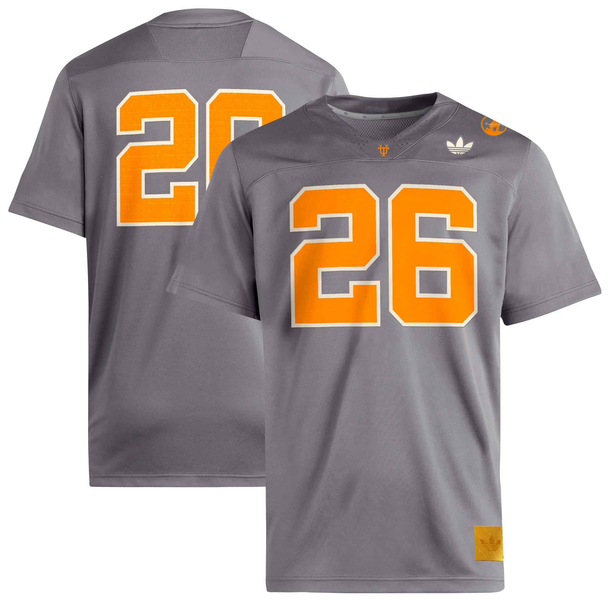 Youth adidas #26 Smokey Grey Tennessee Volunteers Neyland Legacy Strategy Jersey