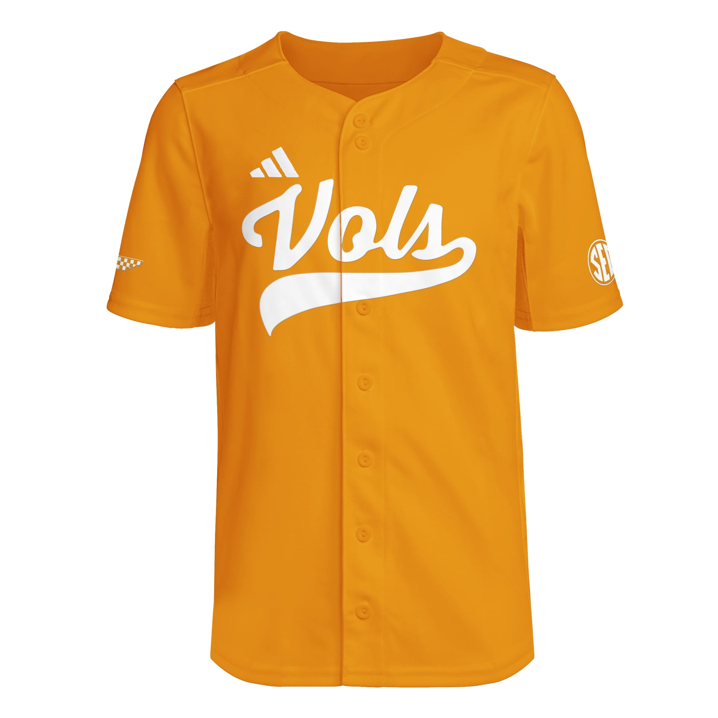 Youth adidas Tennessee Orange Volunteers Baseball Jersey