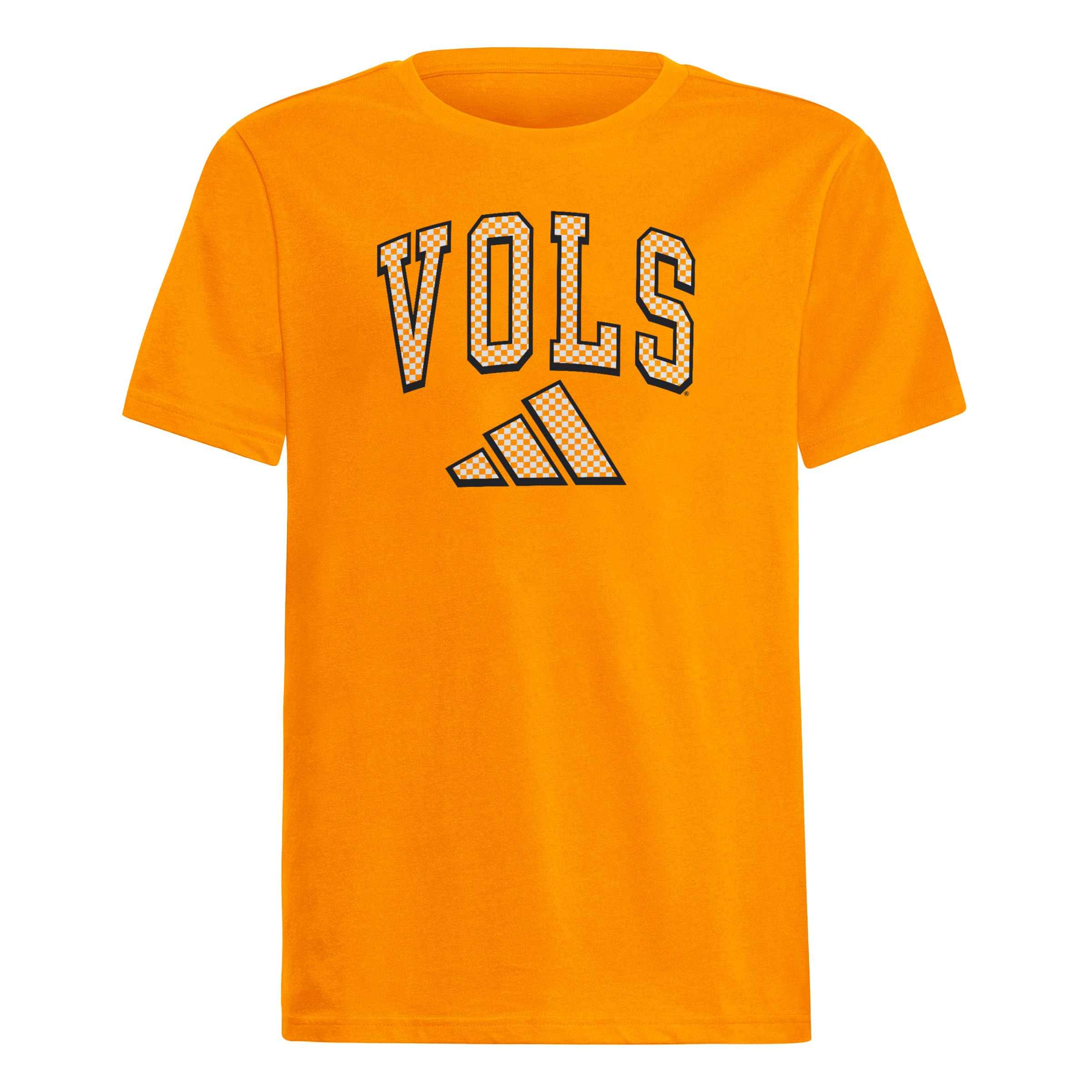 T-shirt adidas Tennessee Orange Volunteers Checker Fresh pour jeunes
