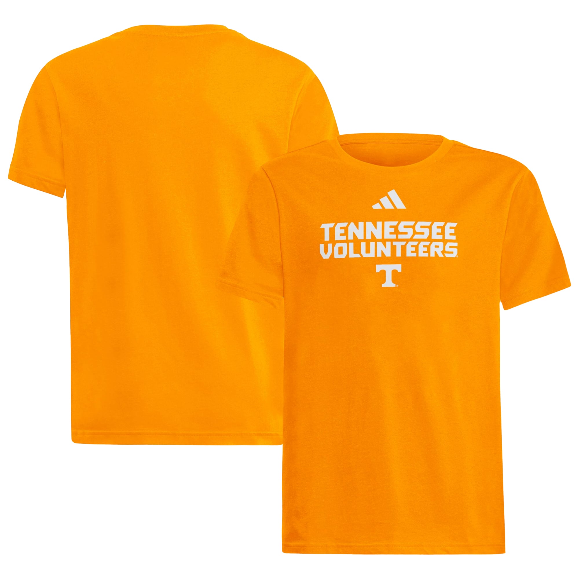 Youth adidas  Tennessee Orange Volunteers Wordmark Fresh T-Shirt