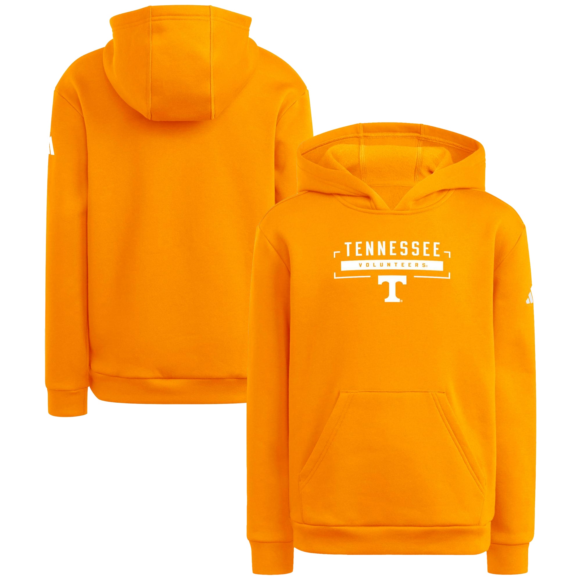Youth adidas Tennessee Orange Volunteers Wordmark Hoodie