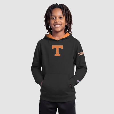 Tennessee Volunteers Champion Youth Fleece Hoodie - Black