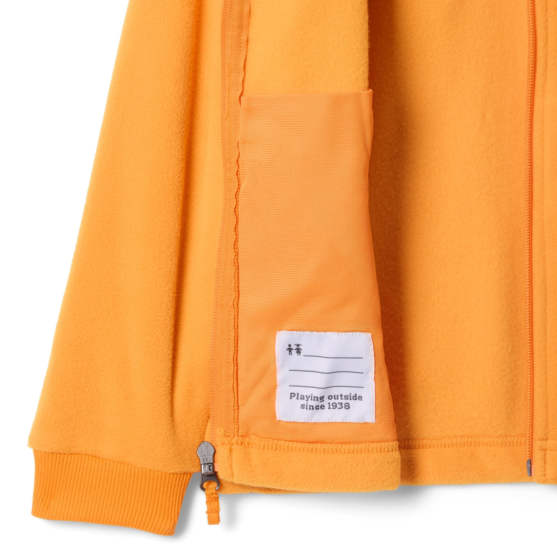 Sweat à capuche zippé en polaire Flanker des Tennessee Volunteers, collection Columbia Orange.