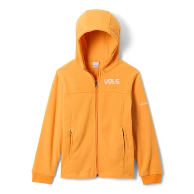  Tennessee Volunteers Columbia Youth Flanker Fleece Full-Zip Hoodie - Tennessee Orange