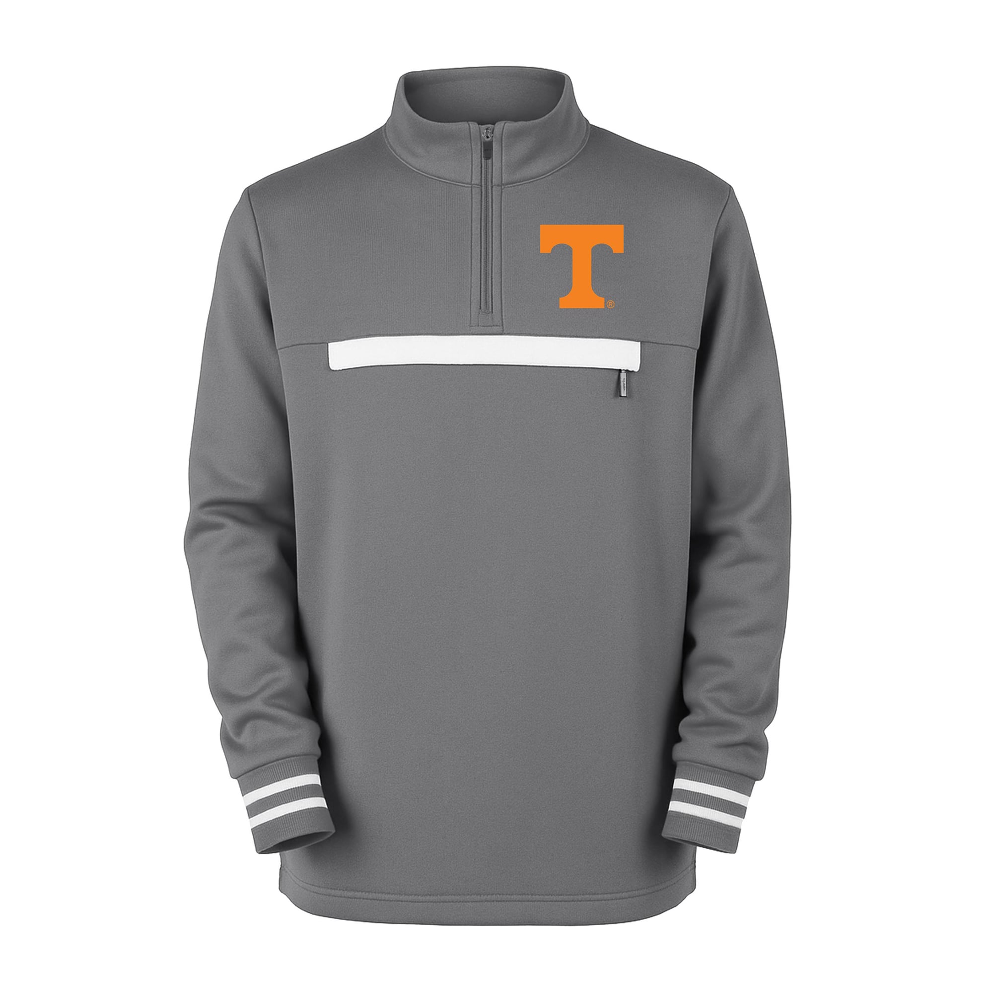 Youth Garb Gray Tennessee Volunteers Atlas Quarter-Zip Tri-Blend Pullover