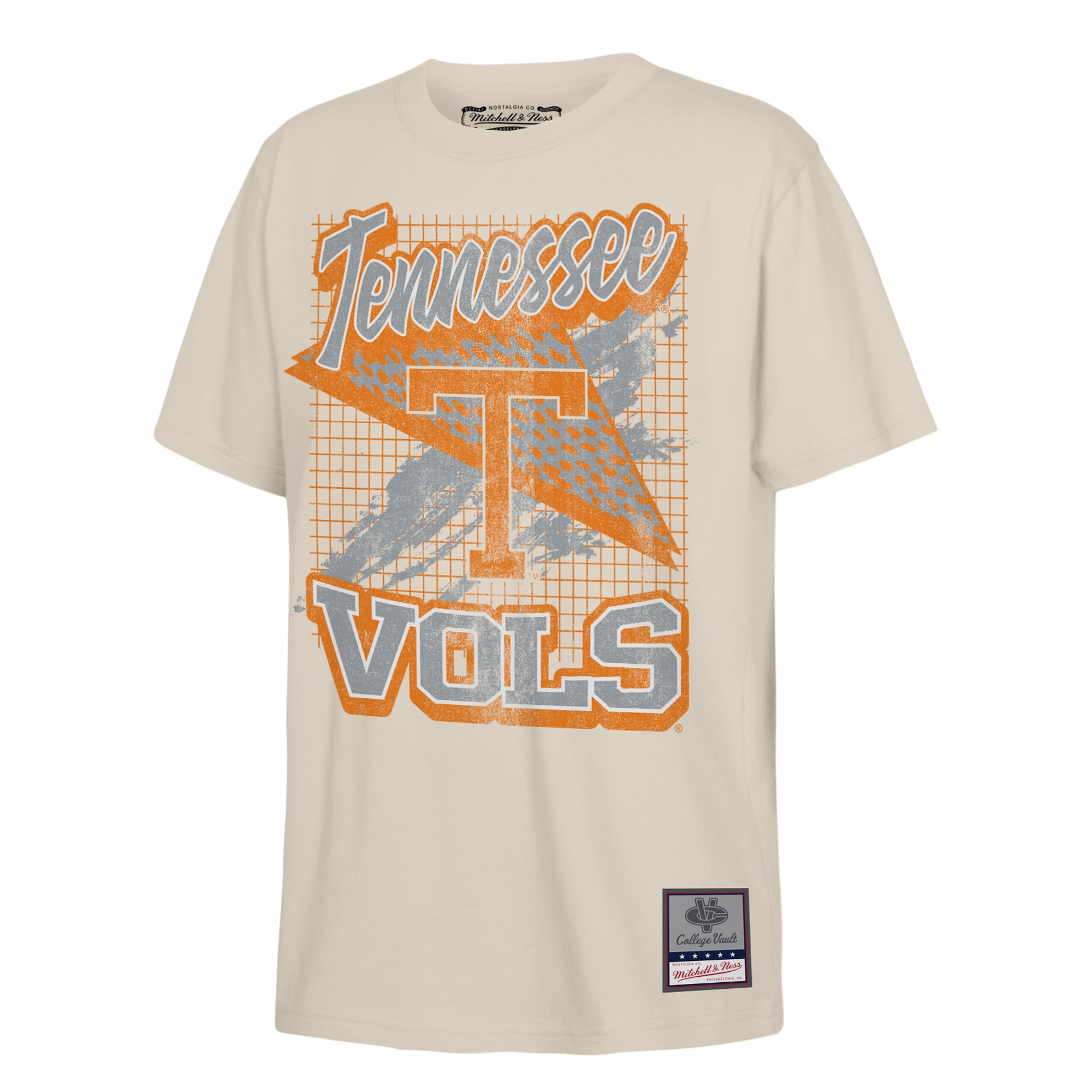 T-shirt universitaire Mitchell & Ness Natural Tennessee Volunteers pour jeunes