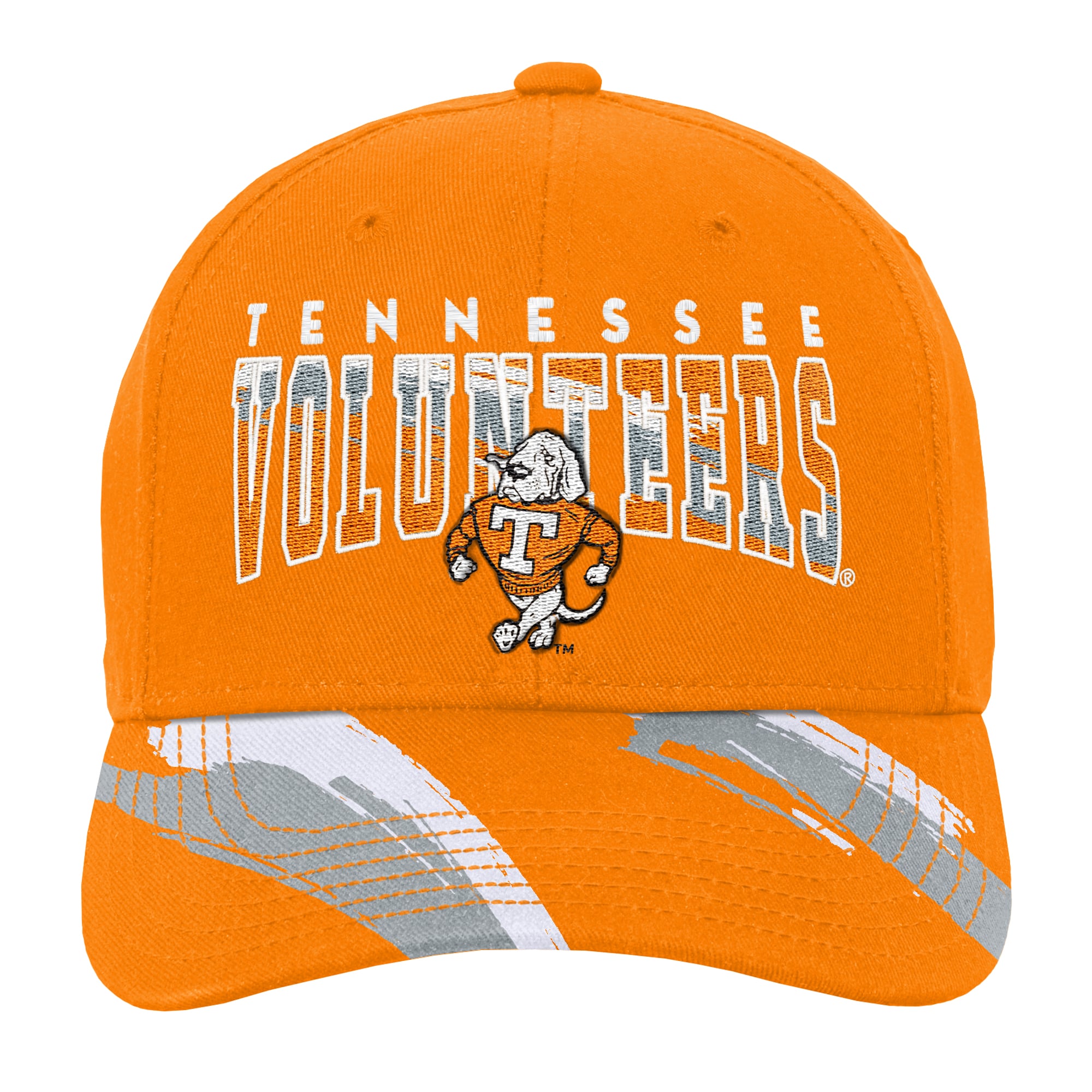 Youth Mitchell & Ness Tennessee Orange Tennessee Volunteers Mascot Streaks Pro Crown Adjustable Hat