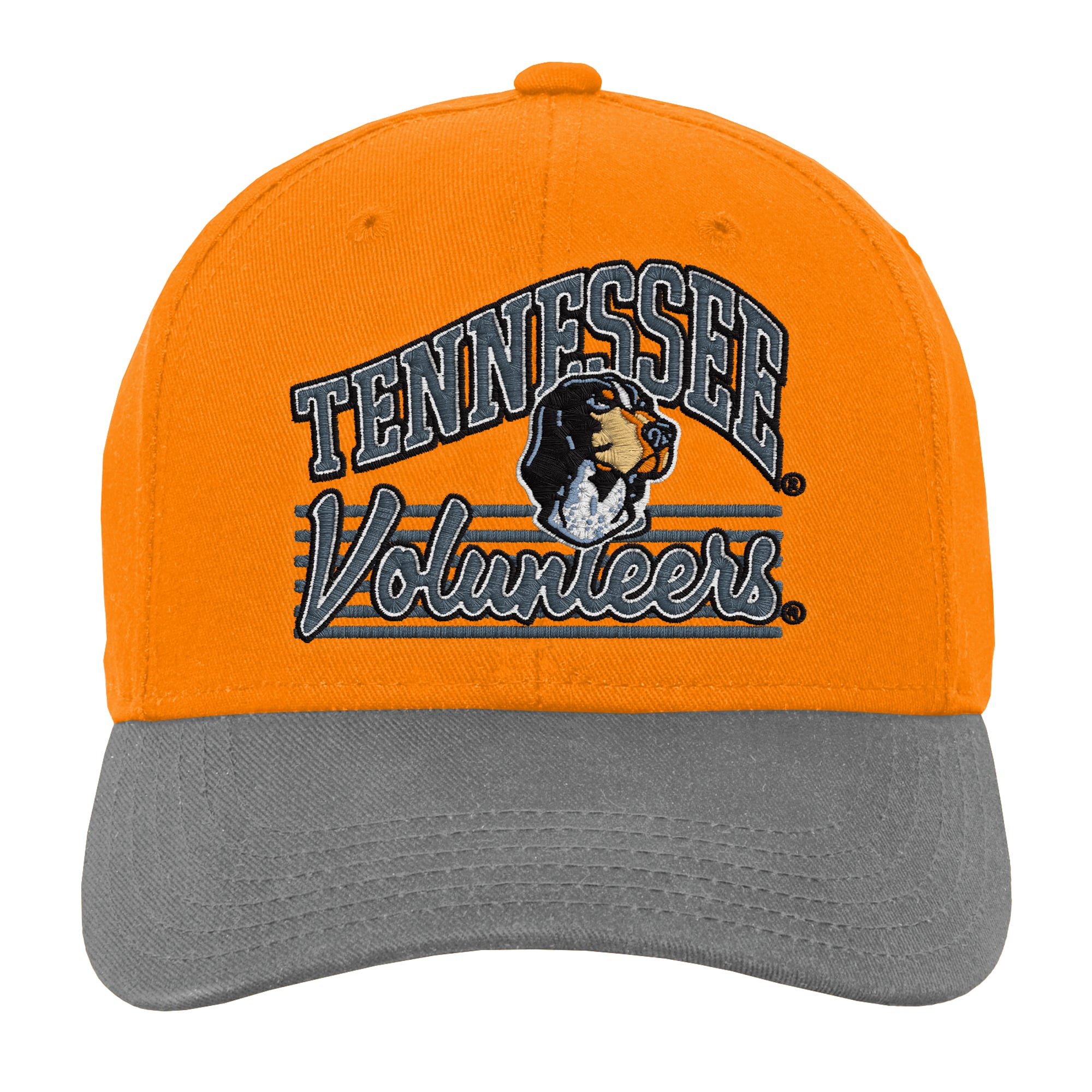 Chapeau déstructuré et ajustable Youth Outerstuff Tennessee Orange/Pewter Tennessee Volunteers Dad
