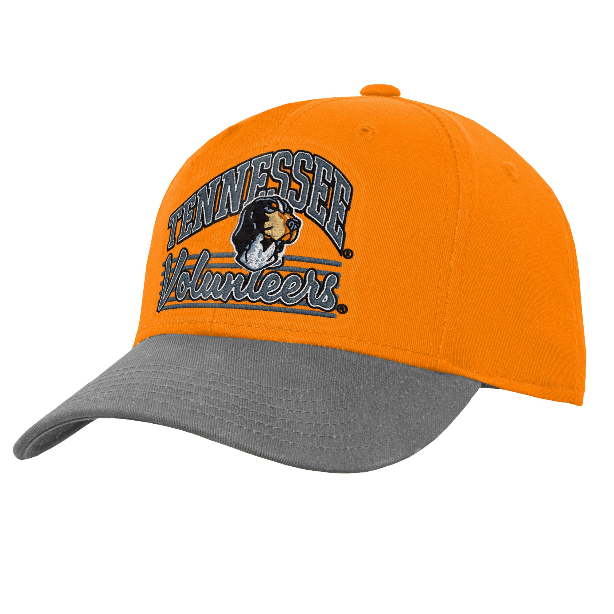 Chapeau déstructuré et ajustable Youth Outerstuff Tennessee Orange/Pewter Tennessee Volunteers Dad
