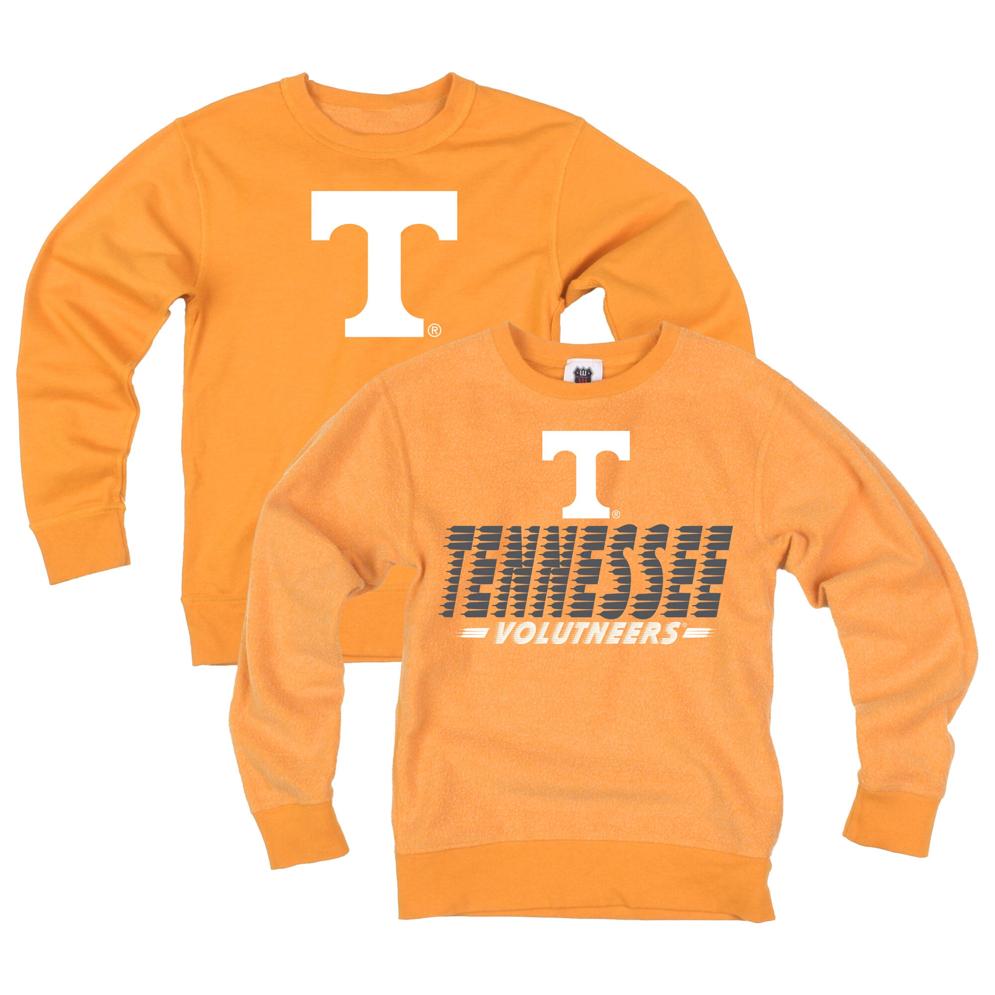 Youth Wes & Willy Tennessee Orange Volunteers Reversible Sweatshirt