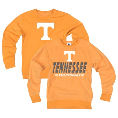  Tennessee Volunteers Wes & Willy Youth Reversible Sweatshirt - Tennessee Orange