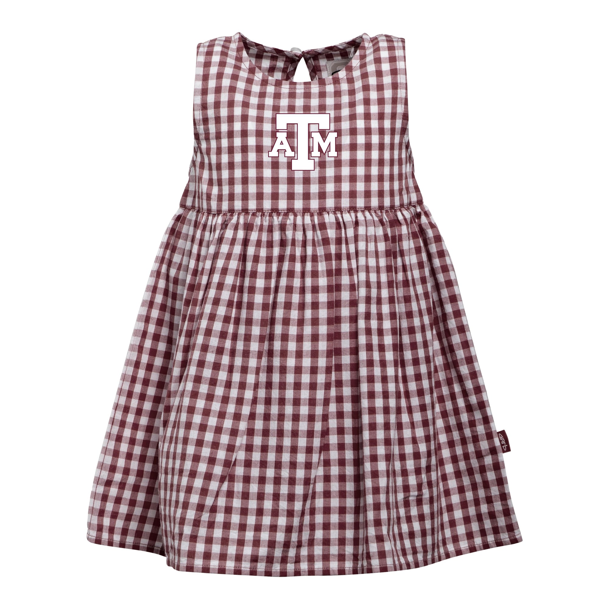 Girls Infant Garb Maroon Texas A&M Aggies Loren Gingham Dress