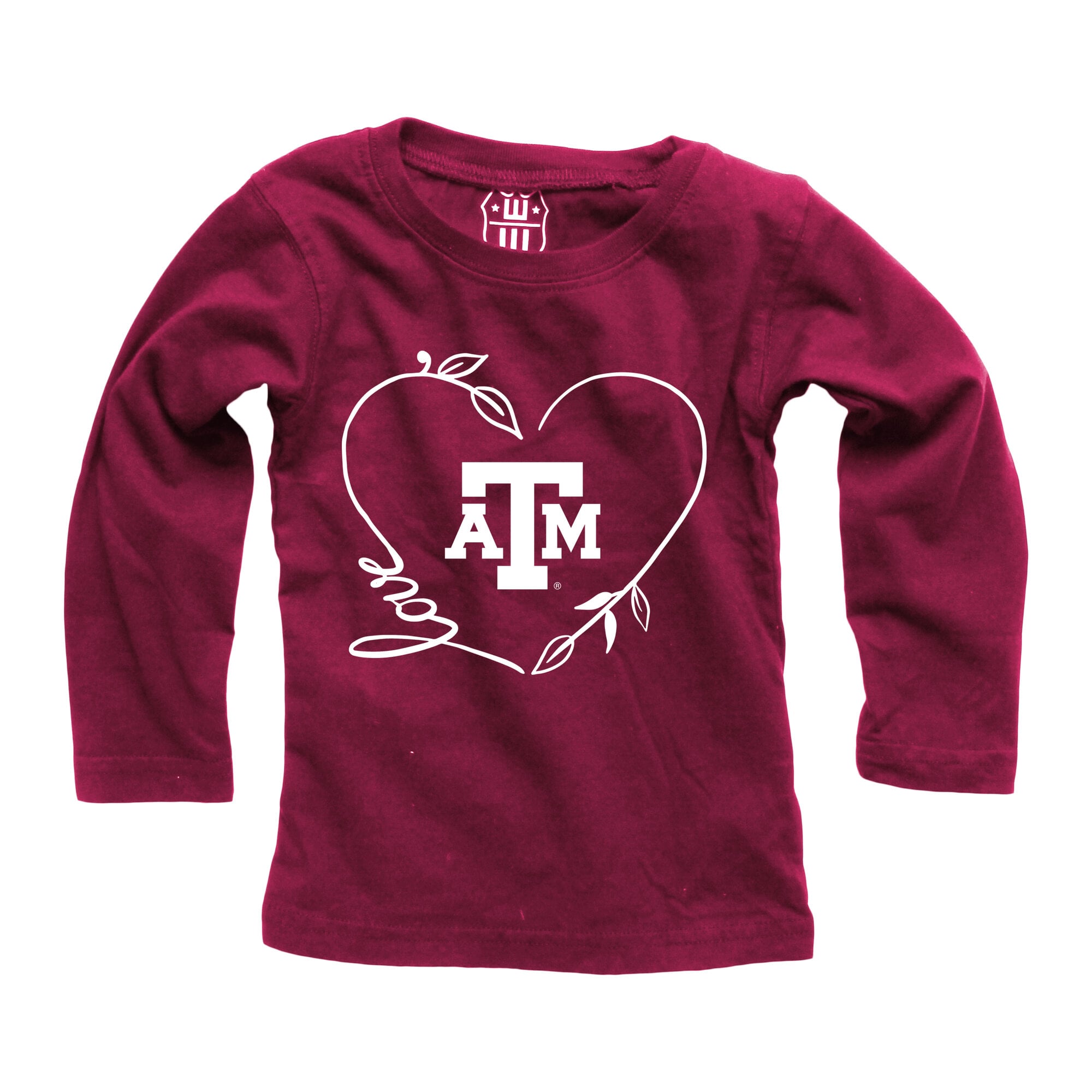 Ensemble haut à manches longues et pantalon Wes & Willy bordeaux Texas A&M Aggies pour bébé fille