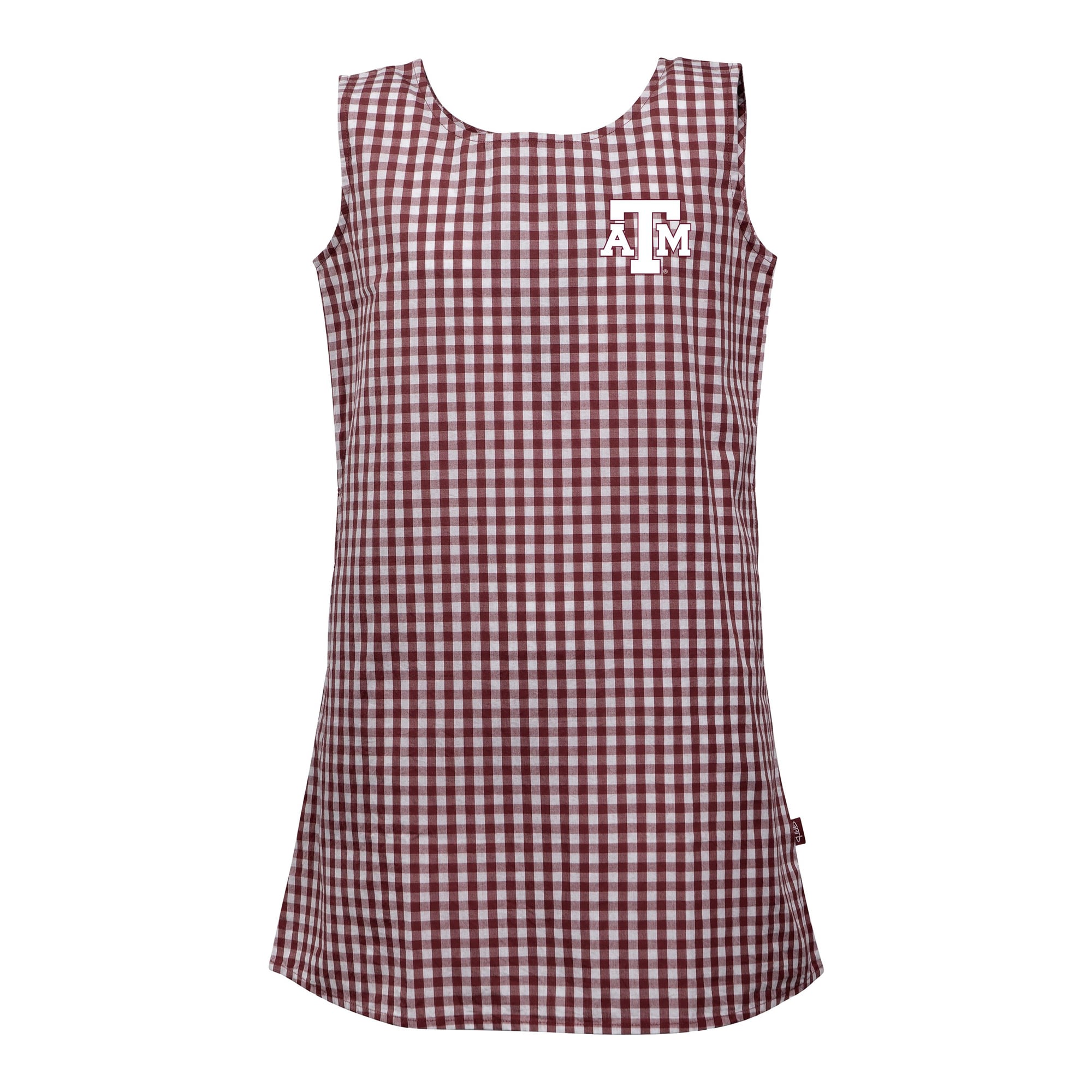 Girls Toddler Garb Maroon Texas A&M Aggies Woven Gingham Dress
