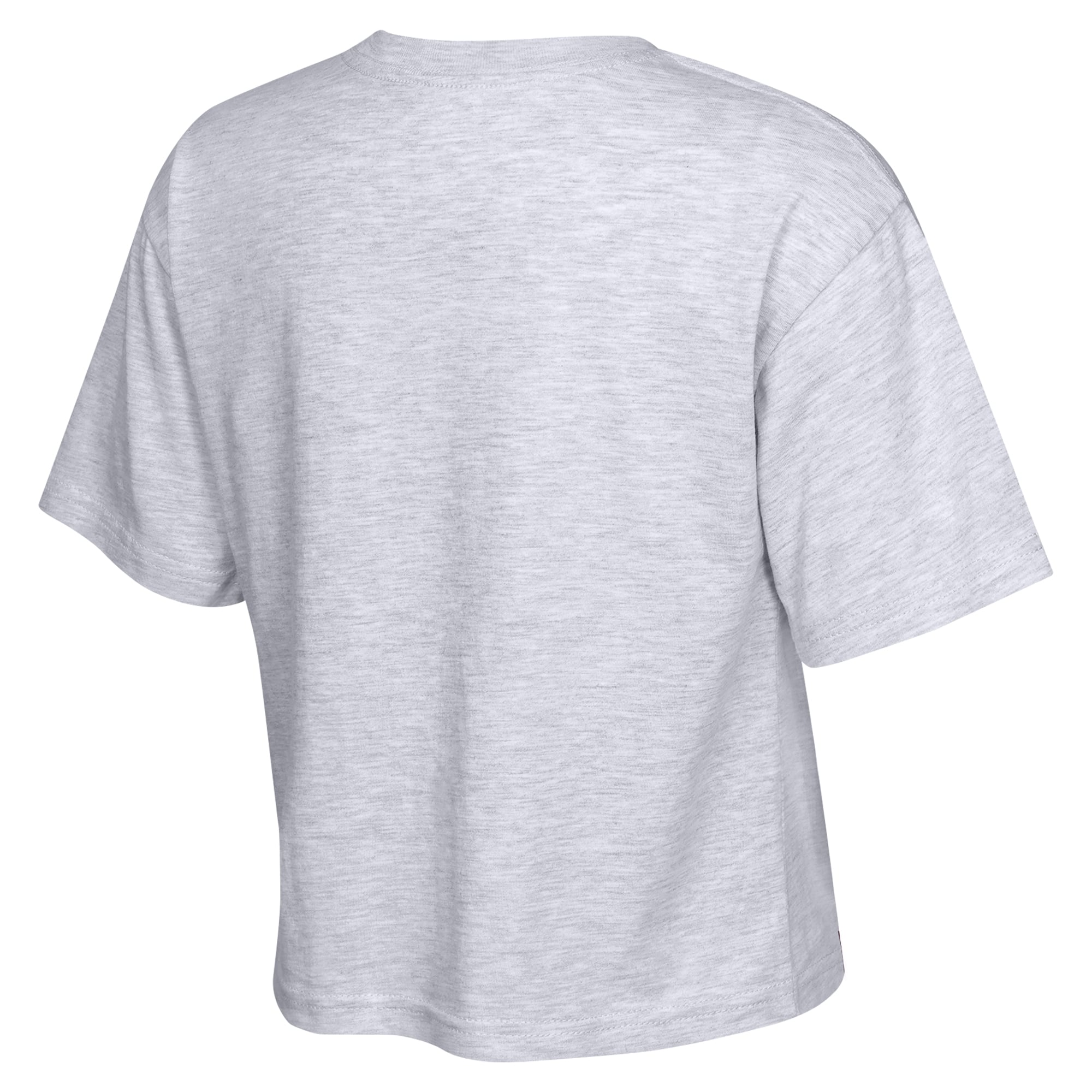 Girls Youth Outerstuff Heather Gray Texas A&M Aggies Big Team Energy Cropped Boxy T-Shirt