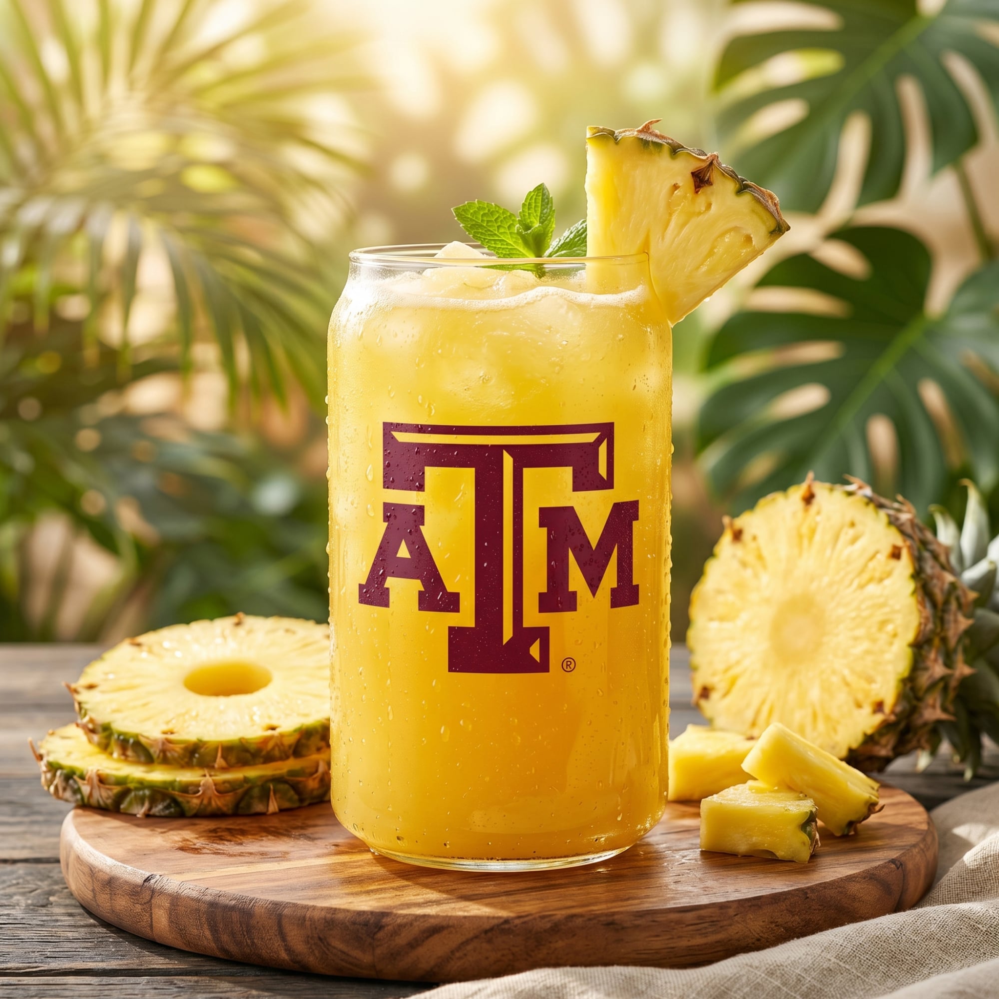 Ensemble de 4 canettes en verre Indigo Falls Texas A&M Aggies Core Collectors