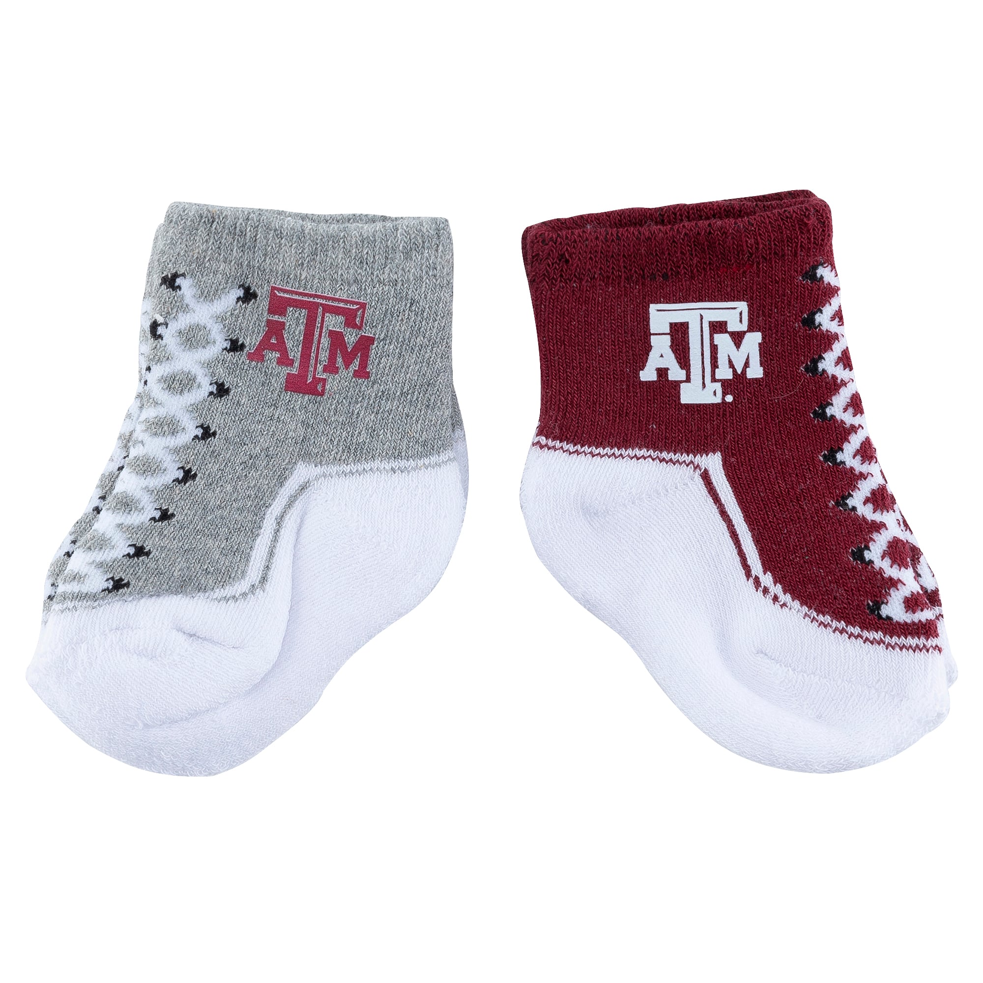 Chaussettes pour bébé ZooZatz Texas A&M Aggies (lot de deux)